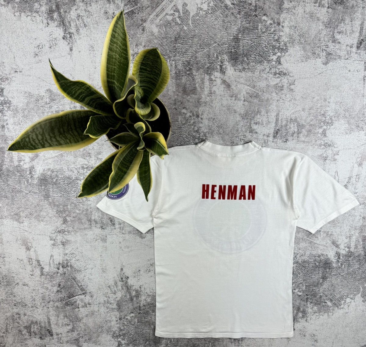 Vintage Tim Henman Team Wimbledon Tennis 1990s RARE Jersey T Shirt Size US L / EU 52-54 / 3 - 1 Thumbnail