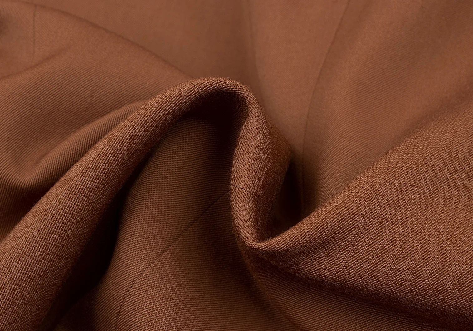 Jean Paul Gaultier Wool Gabardine Jacket with Button Design in Brown Size US M / EU 48-50 / 2 - 17 Thumbnail