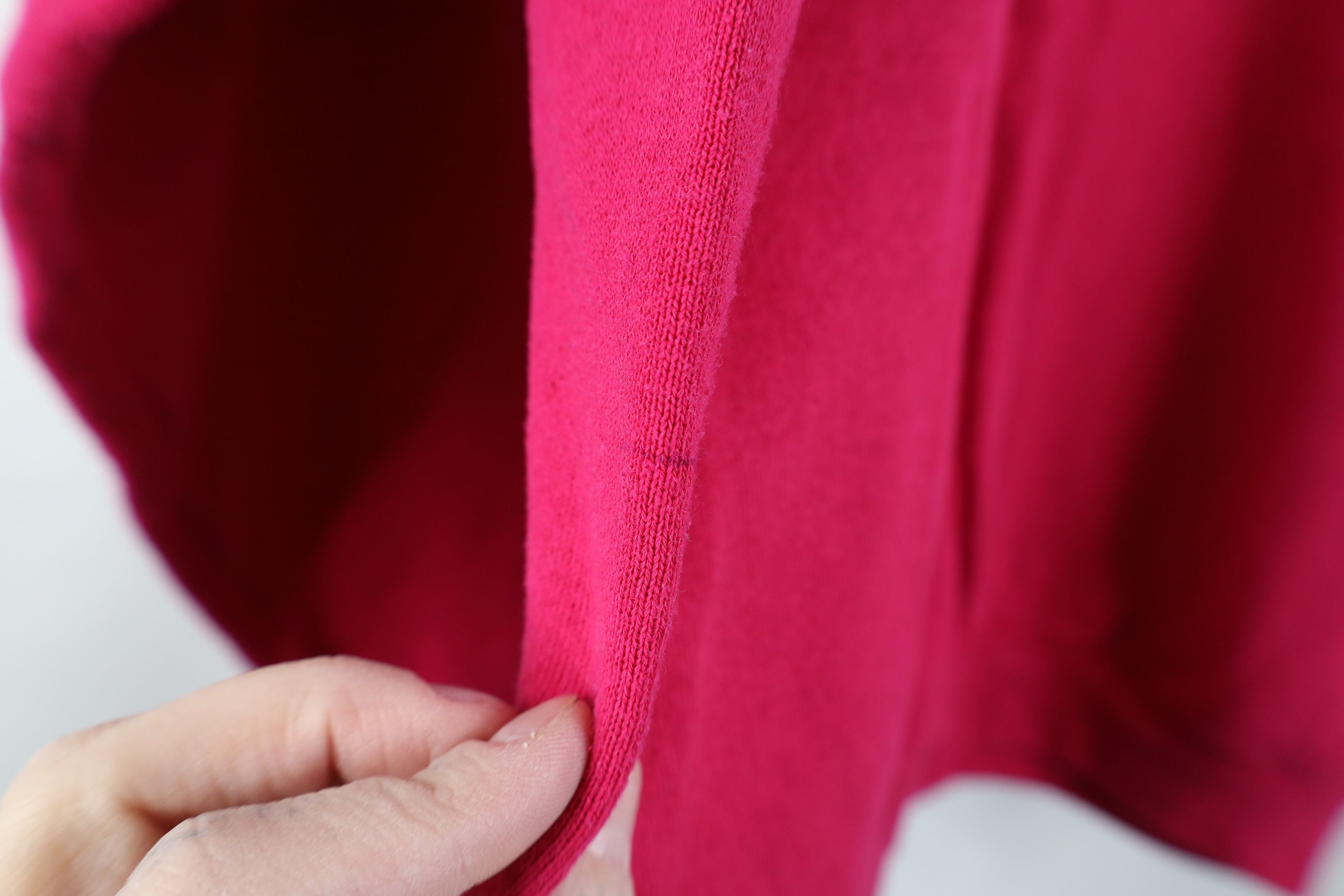 Vintage Vintage 90s Streetwear Lace Trim Crewneck Sweatshirt Pink Size XL / US 12-14 / IT 48-50 - 12 Thumbnail