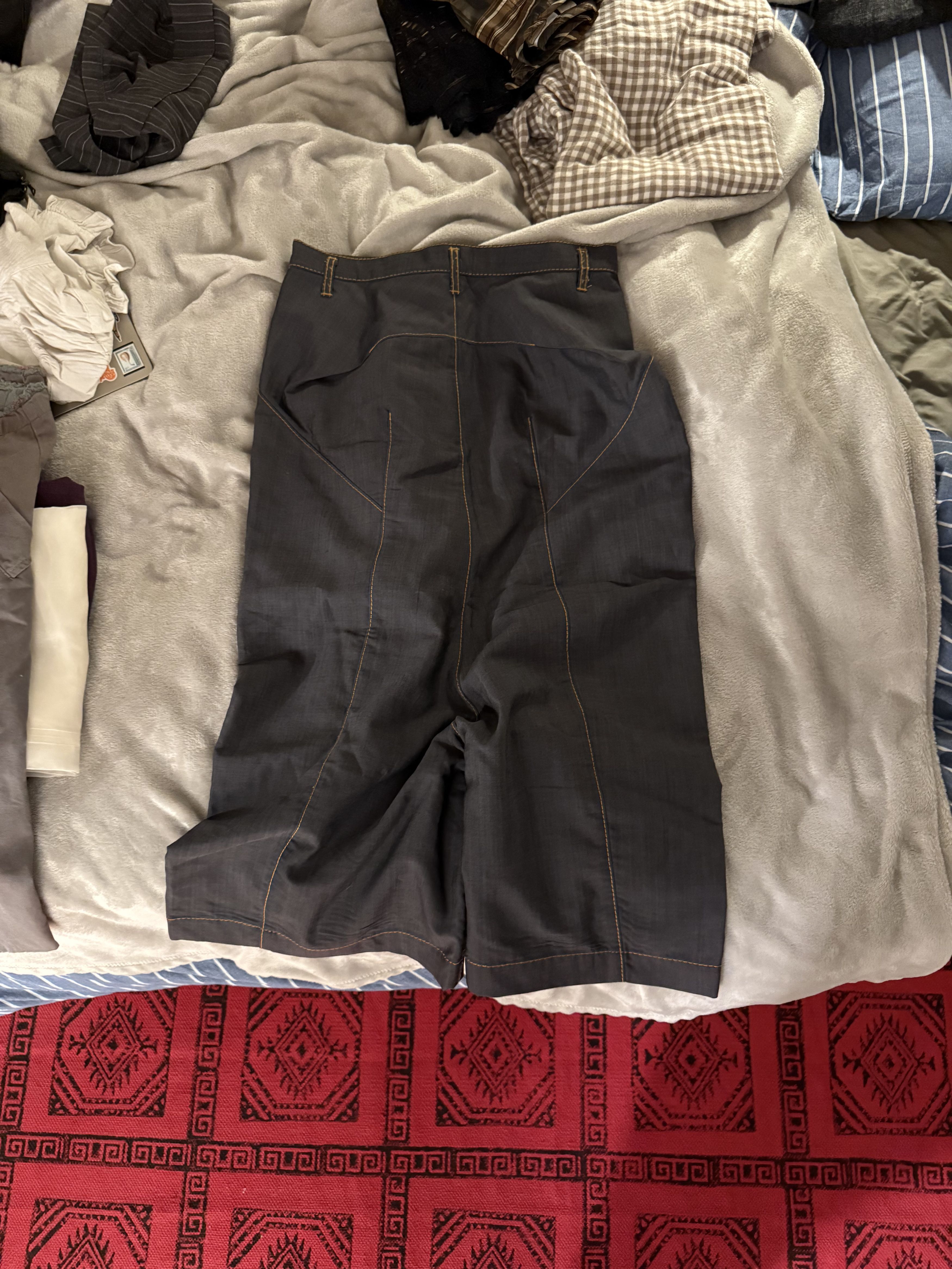 Comme des Garcons Comme Des Garcons Dark Blue-Gray Pants Size 26" / US 2 / IT 38 - 2 Thumbnail