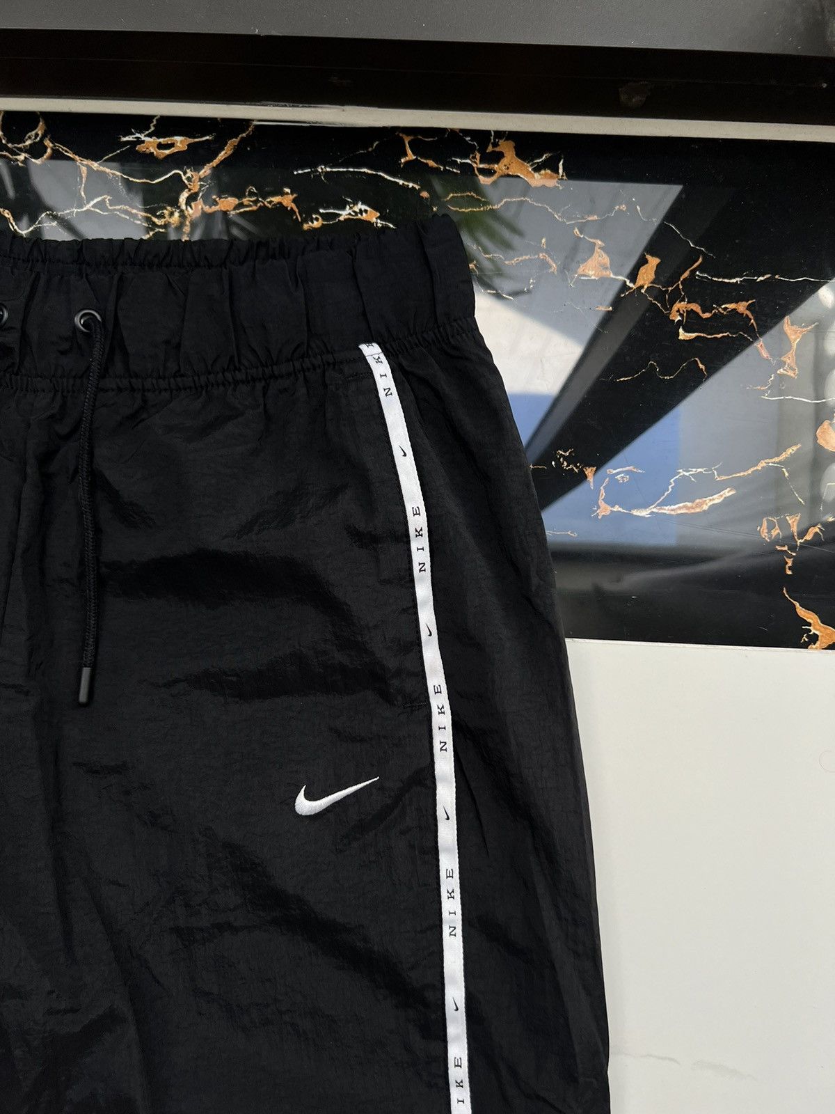 Nike × Vintage 90’s NIKE BAGGY Y2K TFACK PANTS RETRO RARE SWOOSH LOGO Size US 32 / EU 48 - 3 Thumbnail