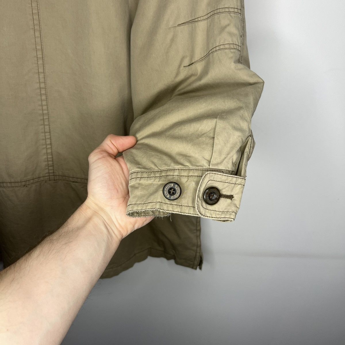 Burberry × Designer × Vintage Burberry Nova Check Vintage Coat Jacket Parka Beige 90s Size US M / EU 48-50 / 2 - 12 Thumbnail