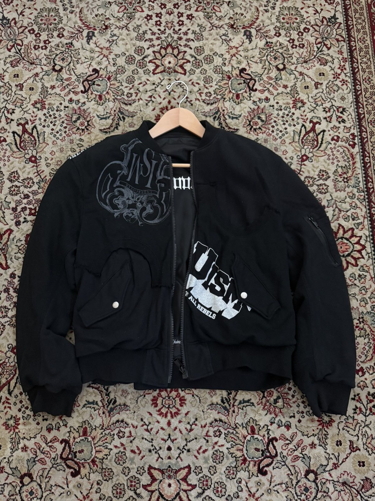 Undercover SS22 Hybrid Reversible Bomber Size US XL / EU 56 / 4 - 1 Thumbnail