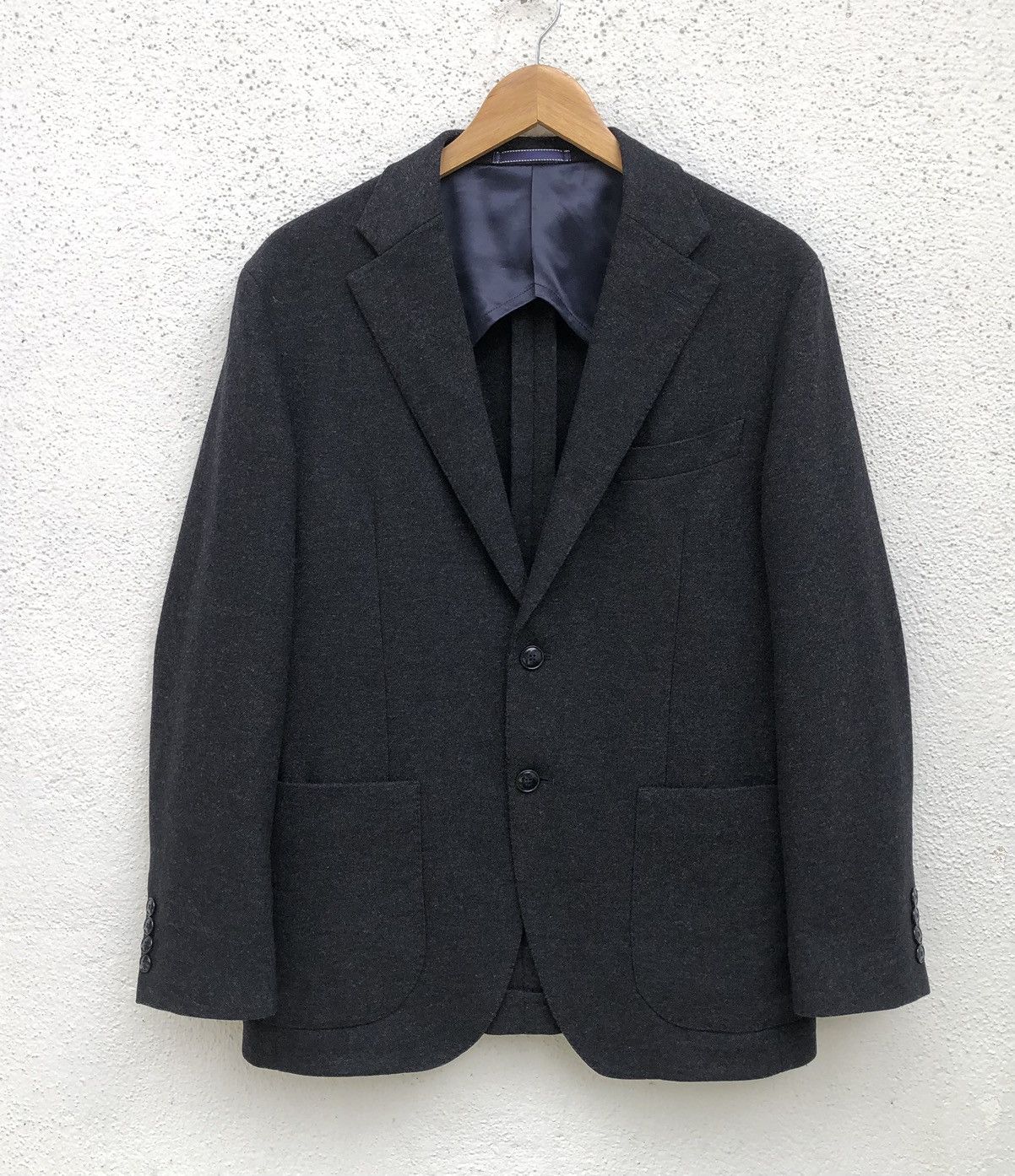 Blue Blue Japan BISHU JAPAN x LES MUES Wool Blazer Size US M / EU 48-50 / 2 - 1 Thumbnail