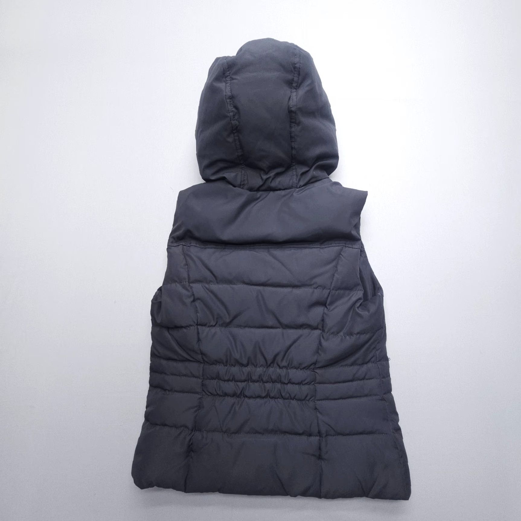 Abercrombie & Fitch Abercrombie & Fitch Goose Down Hooded Puffer Vest Womens XS Gray Vintage No? Size XS / US 0-2 / IT 36-38 - 2 Thumbnail