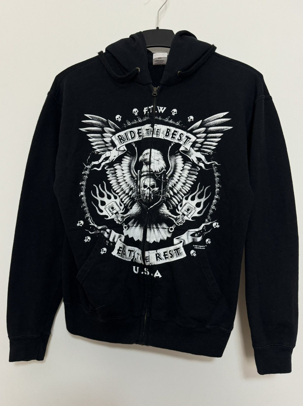 Vintage Avant Garde x the Crow Zip Up Hoodie | Grailed