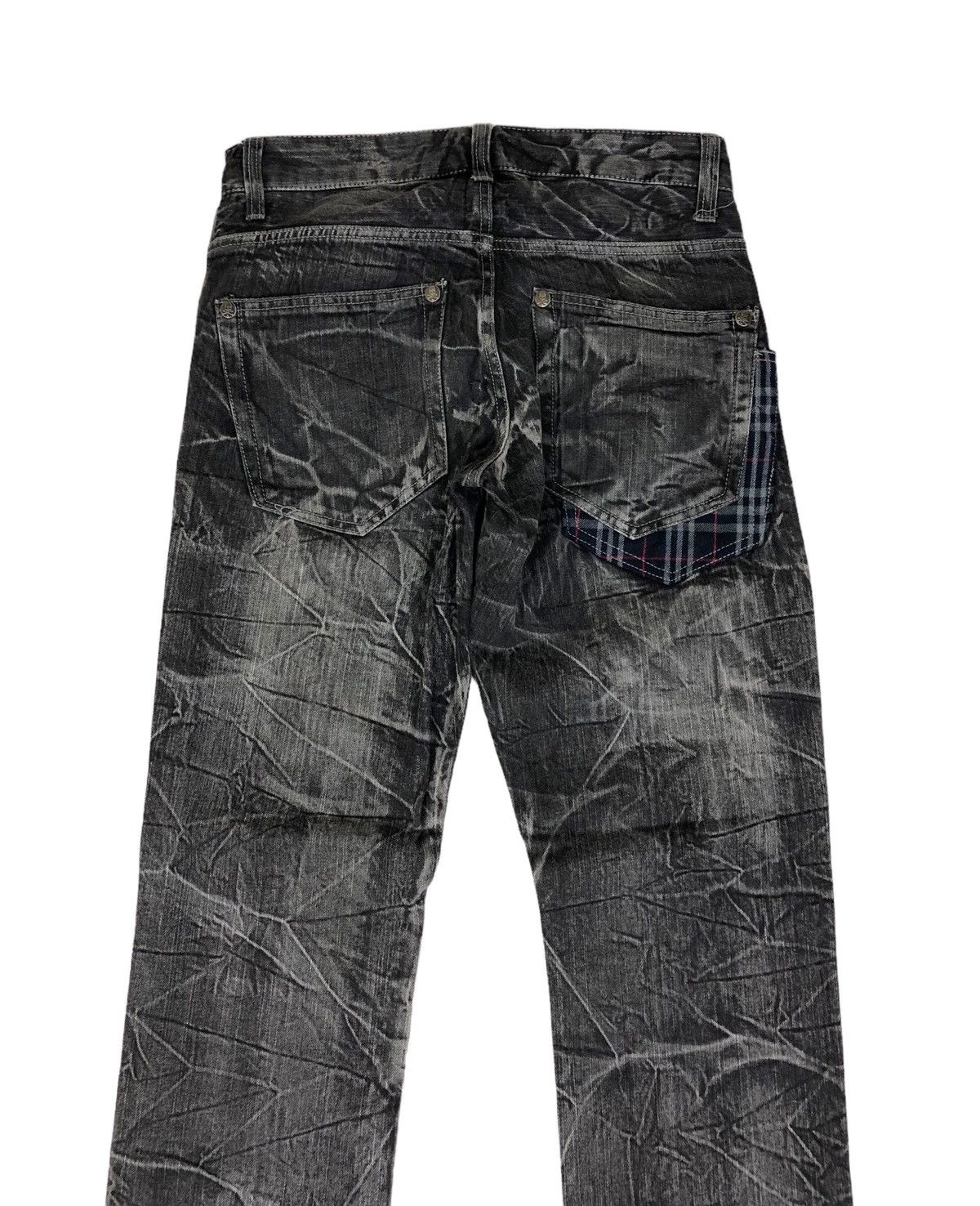 Japanese Brand Japan Brand Wild Life Bleach Stone Wash Poem Denim Jeans Size US 30 / EU 46 - 7 Thumbnail