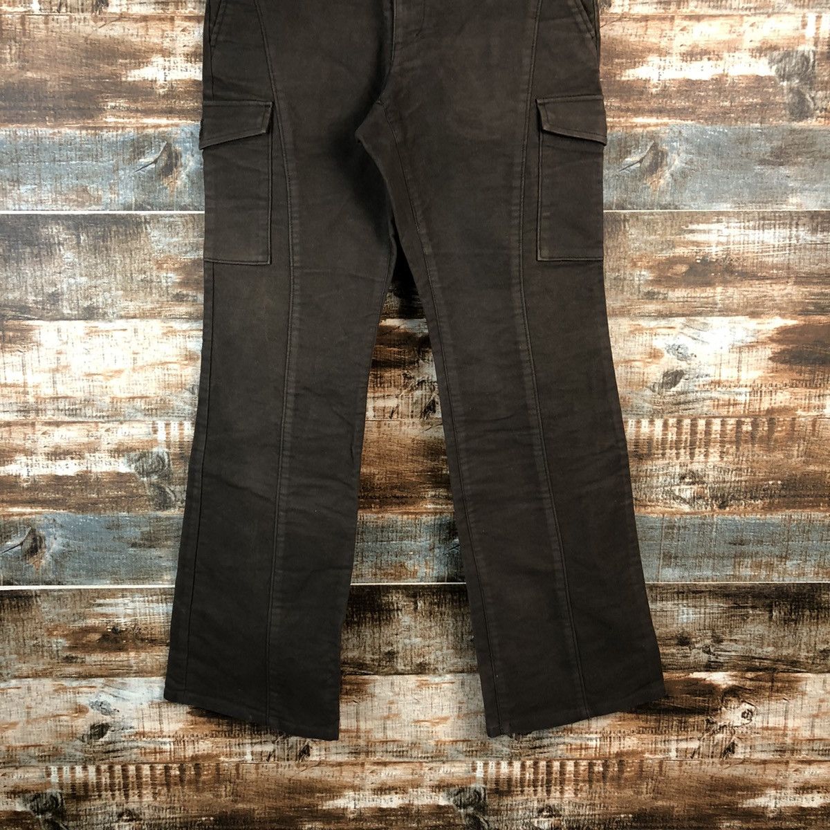 Japanese Brand Japanese Brand Brown Cargo Multipocket Pants #A2534 Size 27" / US 4 / IT 40 - 3 Thumbnail