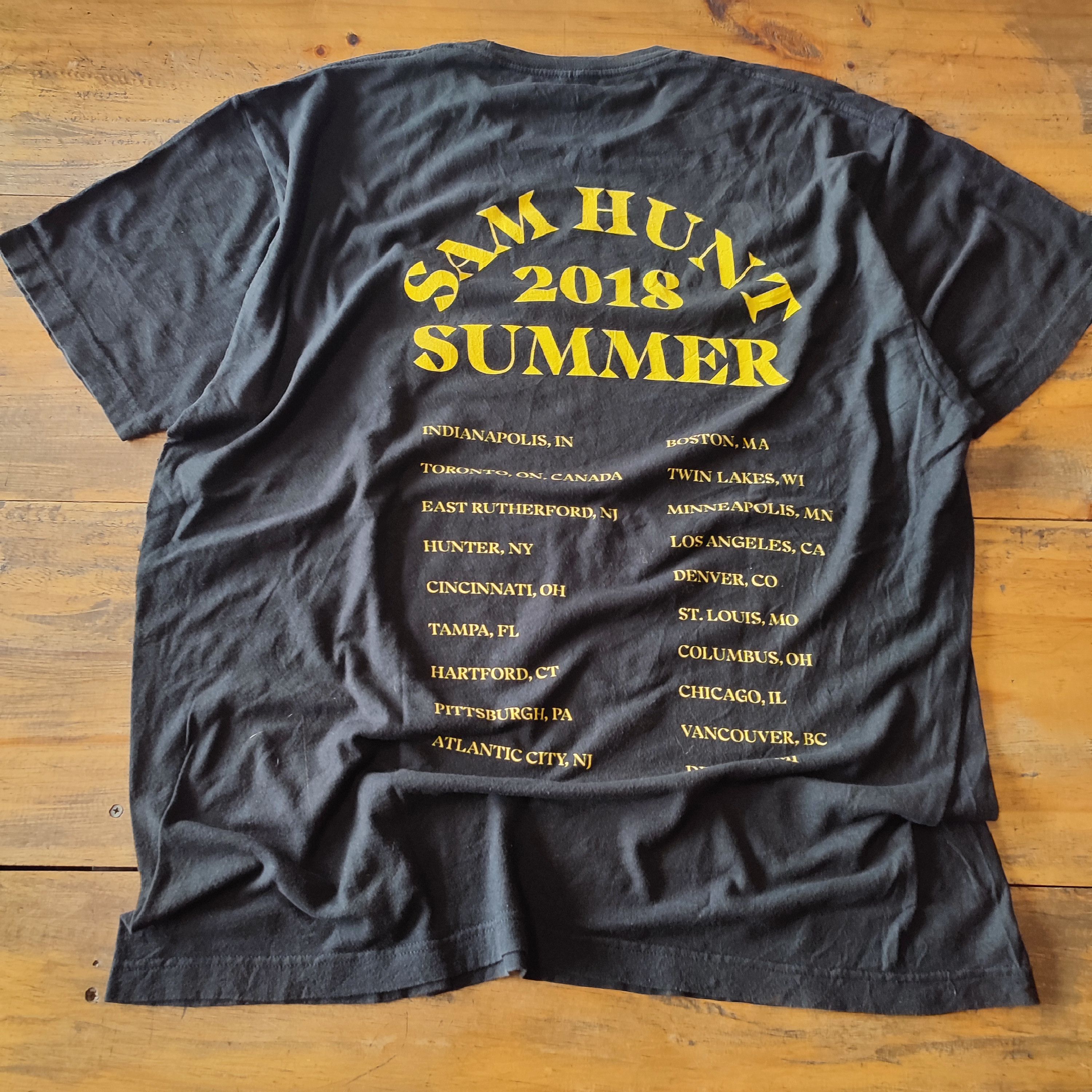 Band Tees × Vintage Sam Hunt T SHIRT Size US XL / EU 56 / 4 - 4 Thumbnail