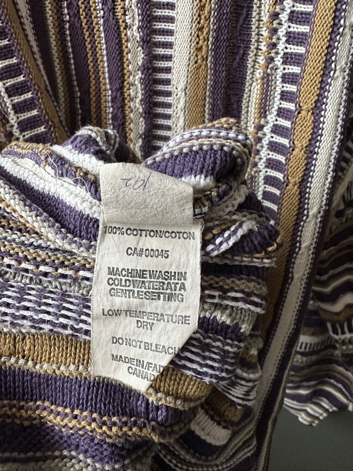 Tundra Canada Vintage Tundra Canada Coogi Style Analog Knit Cosby Sweater Size US L / EU 52-54 / 3 - 5 Thumbnail