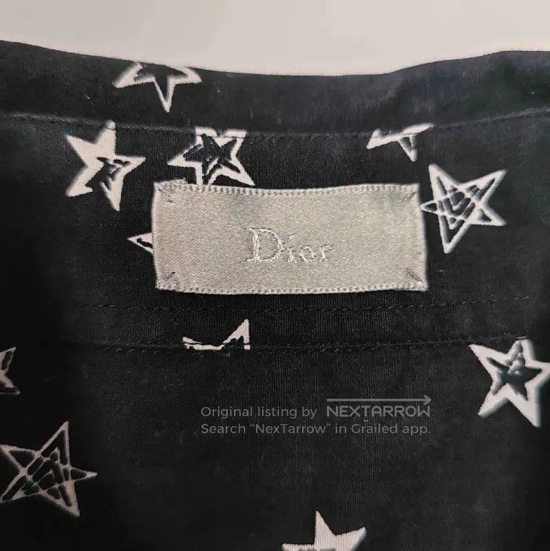 Dior Dior Black Cotton Star Print Shirt for Men . Size US L / EU 52-54 / 3 - 3 Thumbnail