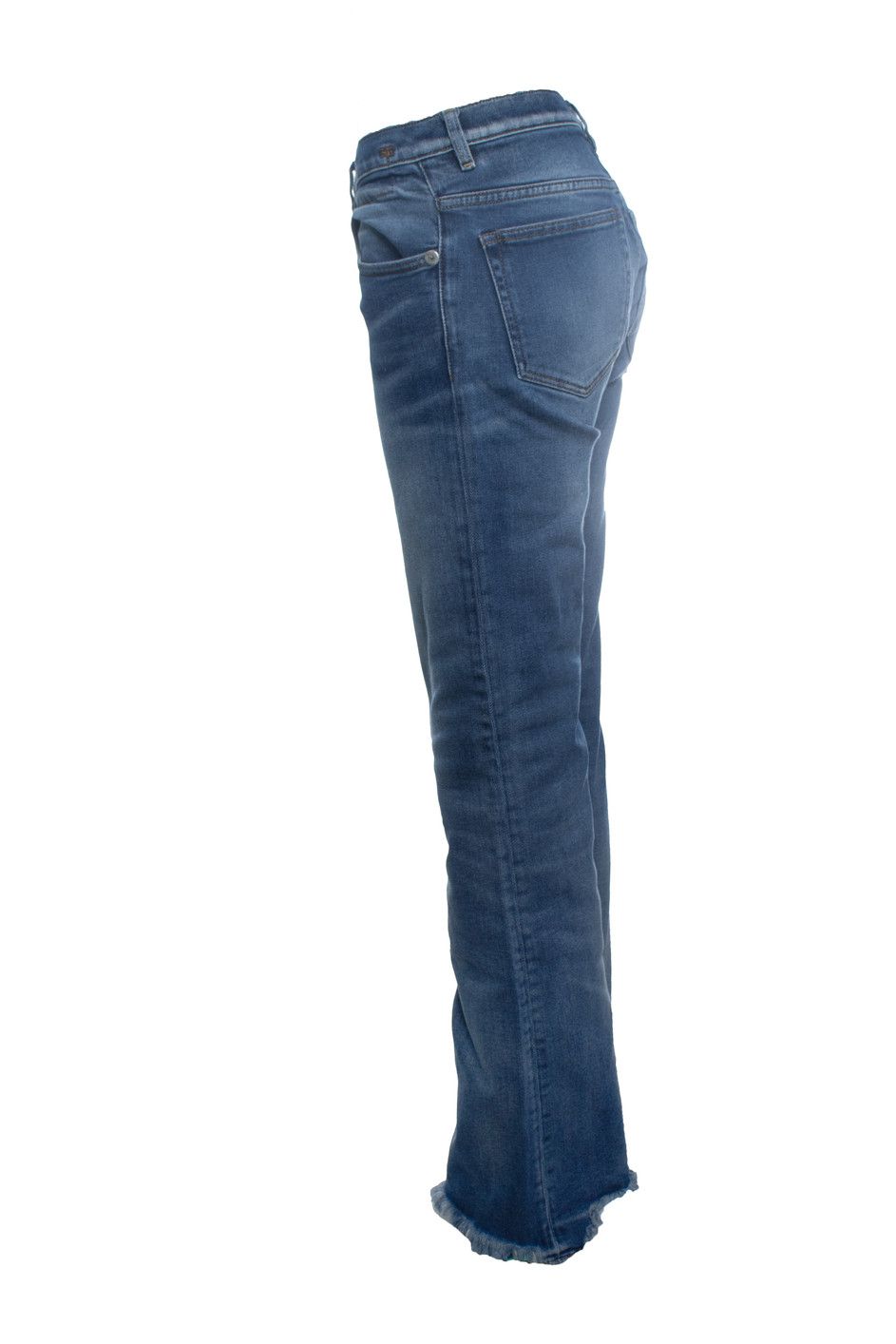 R13 R13, blue Jane jeans with raw edges Size 28" / US 6 / IT 42 - 3 Thumbnail