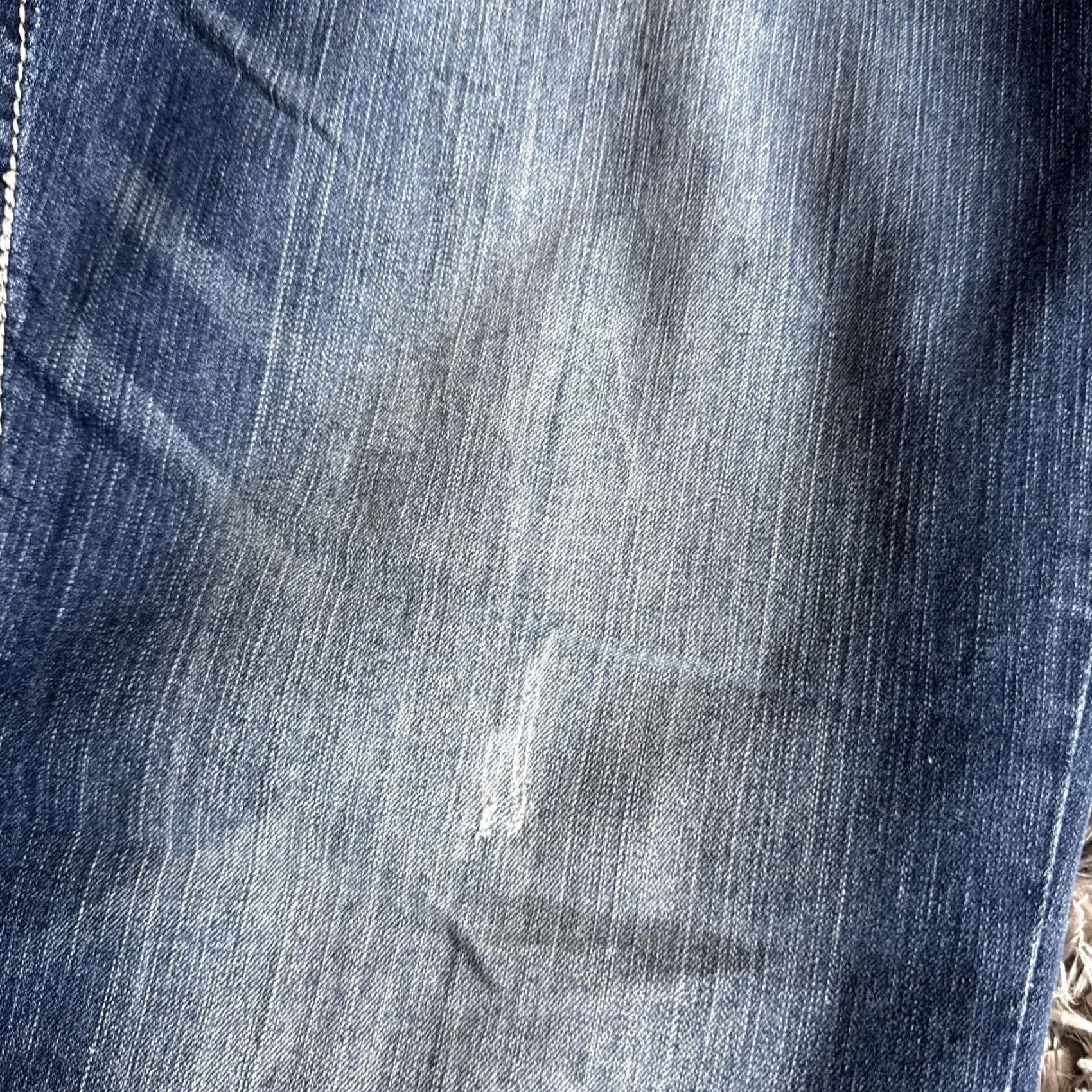 Denime Vintage 00s Axel Blue Embroidered Denim Jeans Bootcut Stretch Y2K Mens Sz 38x32 Size US 38 / EU 54 - 7 Thumbnail