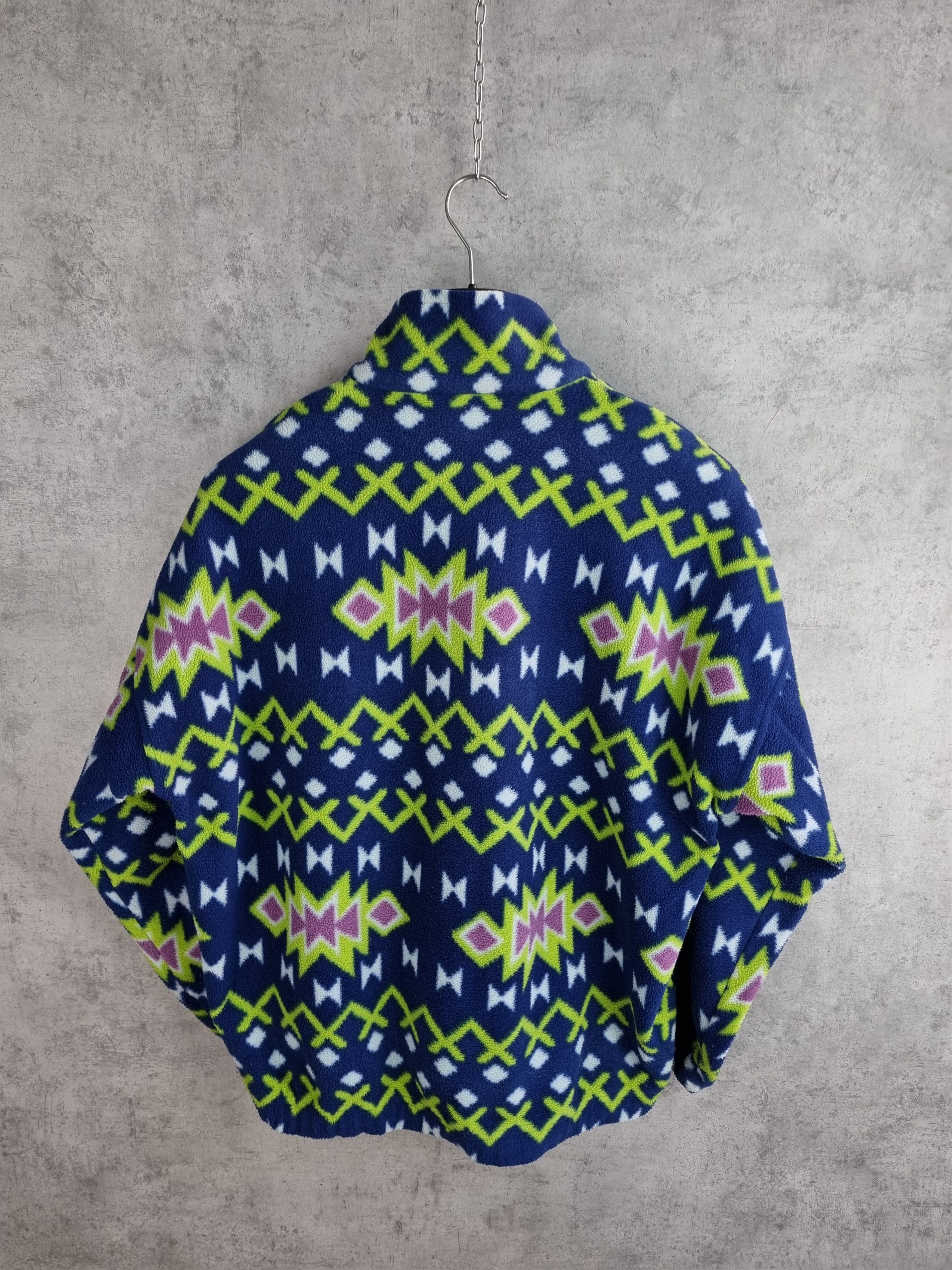 Kappa × Vintage 80s Rare Navajo Design Kappa Fleece Pullover Size US L / EU 52-54 / 3 - 4 Thumbnail