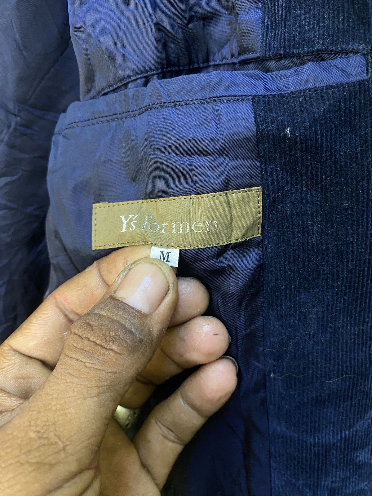 Y's for Men × Yohji Yamamoto Ys for men by yohji yamamoto blue velvet jacket Size US M / EU 48-50 / 2 - 8 Thumbnail