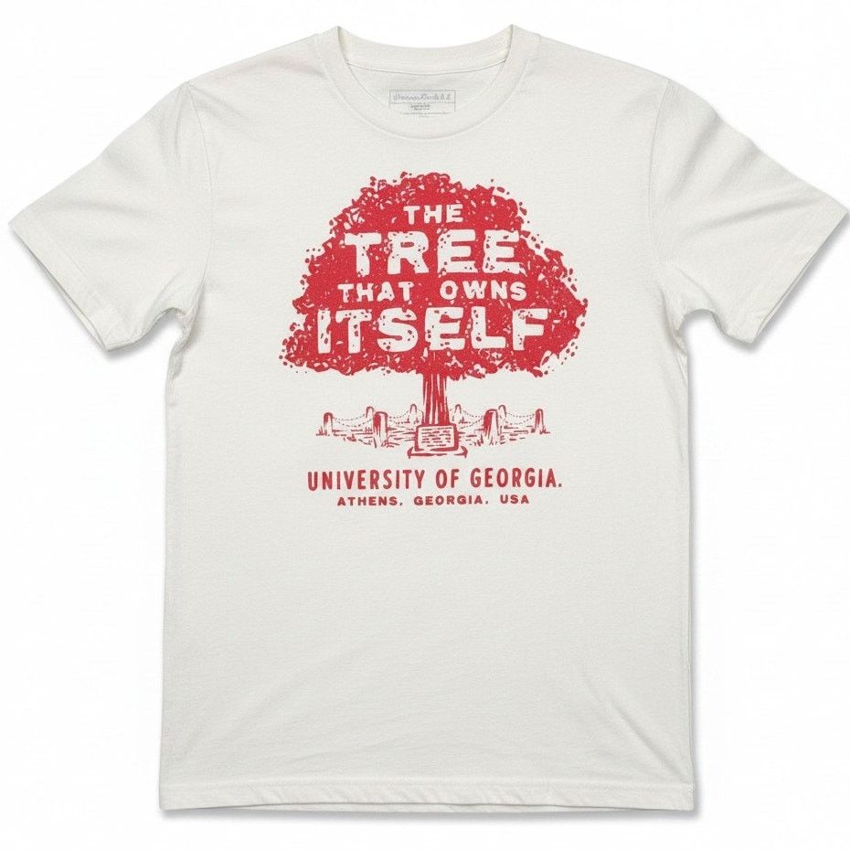 Other University of Georgia The Tree That Owns Itself Mens Small T Size US S / EU 44-46 / 1 - 1 Thumbnail