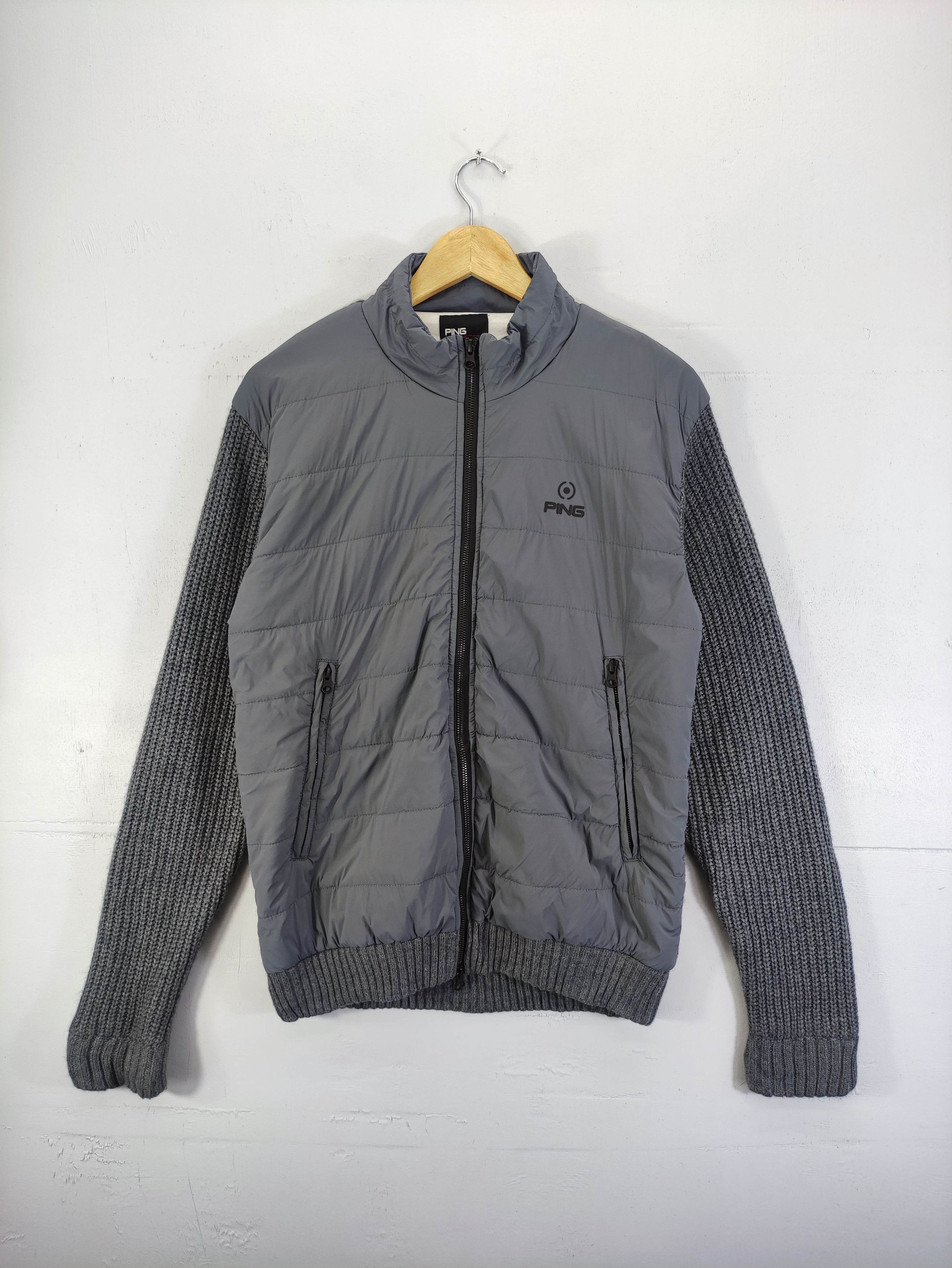 PING Vintage Ping Sweater Jacket knit Sleeve Zipper Size US M / EU 48-50 / 2 - 1 Thumbnail