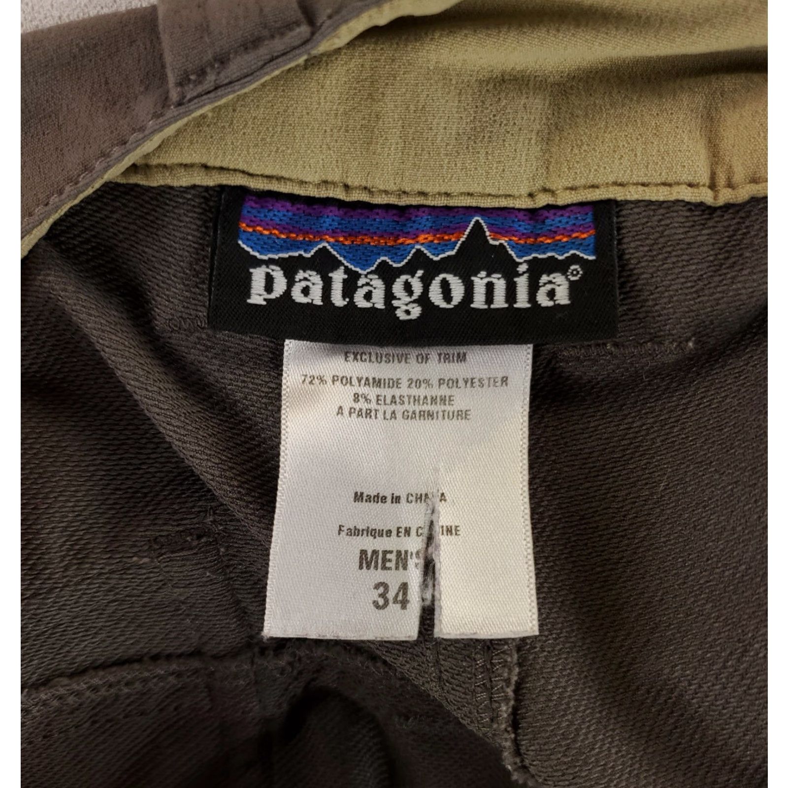 Patagonia Patagonia Pants Byway Hiking Stretch Performance Gray Mens 34 (35x33 Actual) Size US 35 - 3 Thumbnail