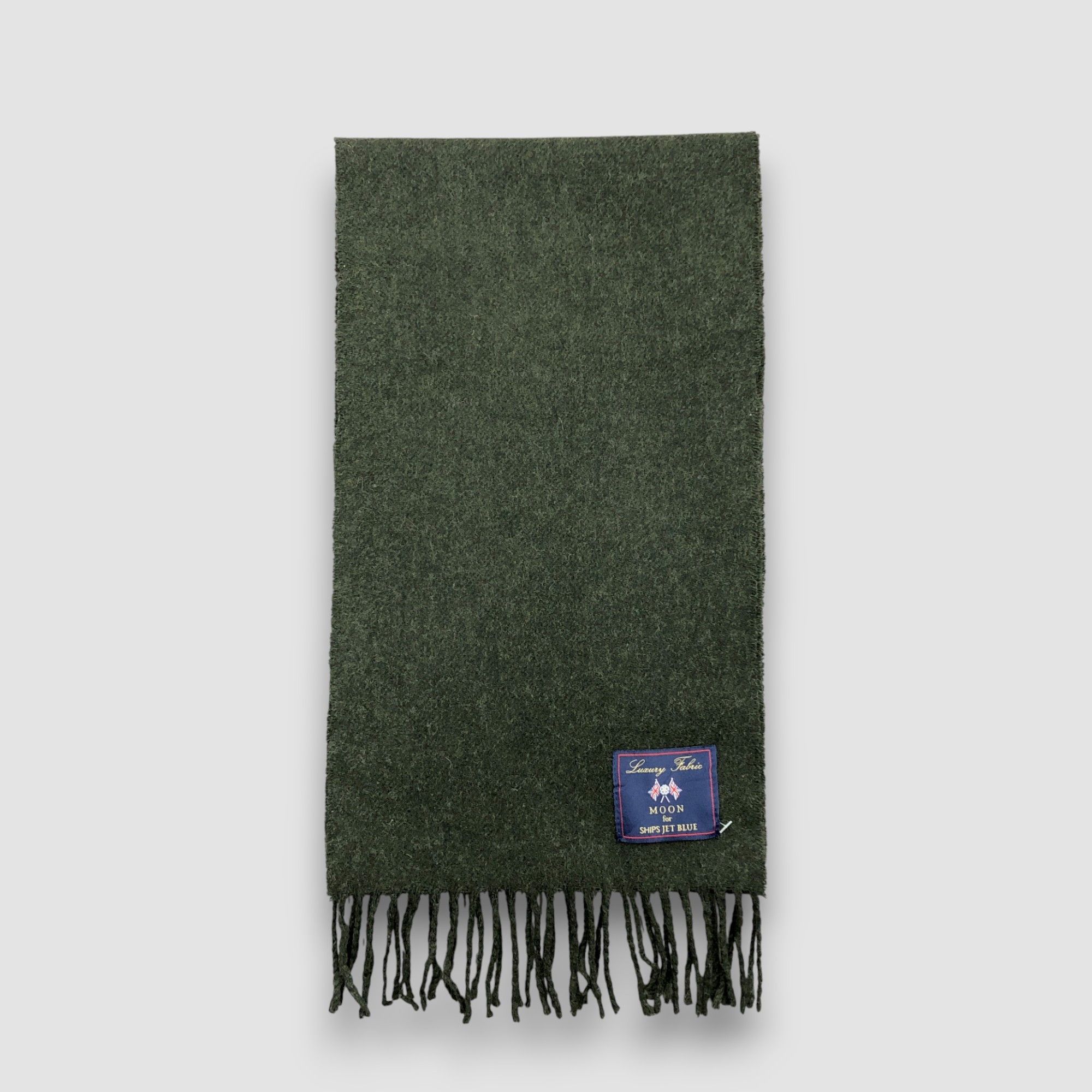 SHIPS Vintage Y2K Ships Scarf Muffler Wool Fringe Winter Scarves Size ONE SIZE - 2 Thumbnail