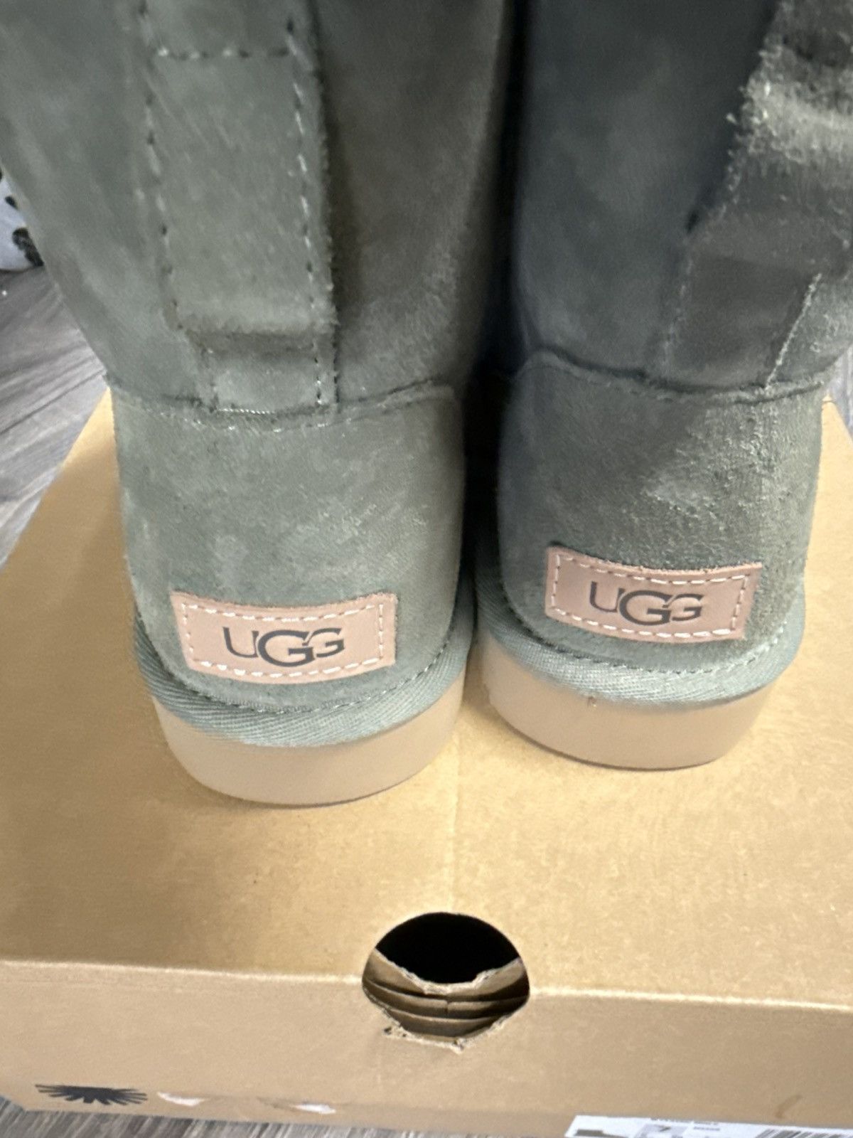 Ugg Loso Uggs classic mini olive Size US 7 / IT 37 - 3 Thumbnail