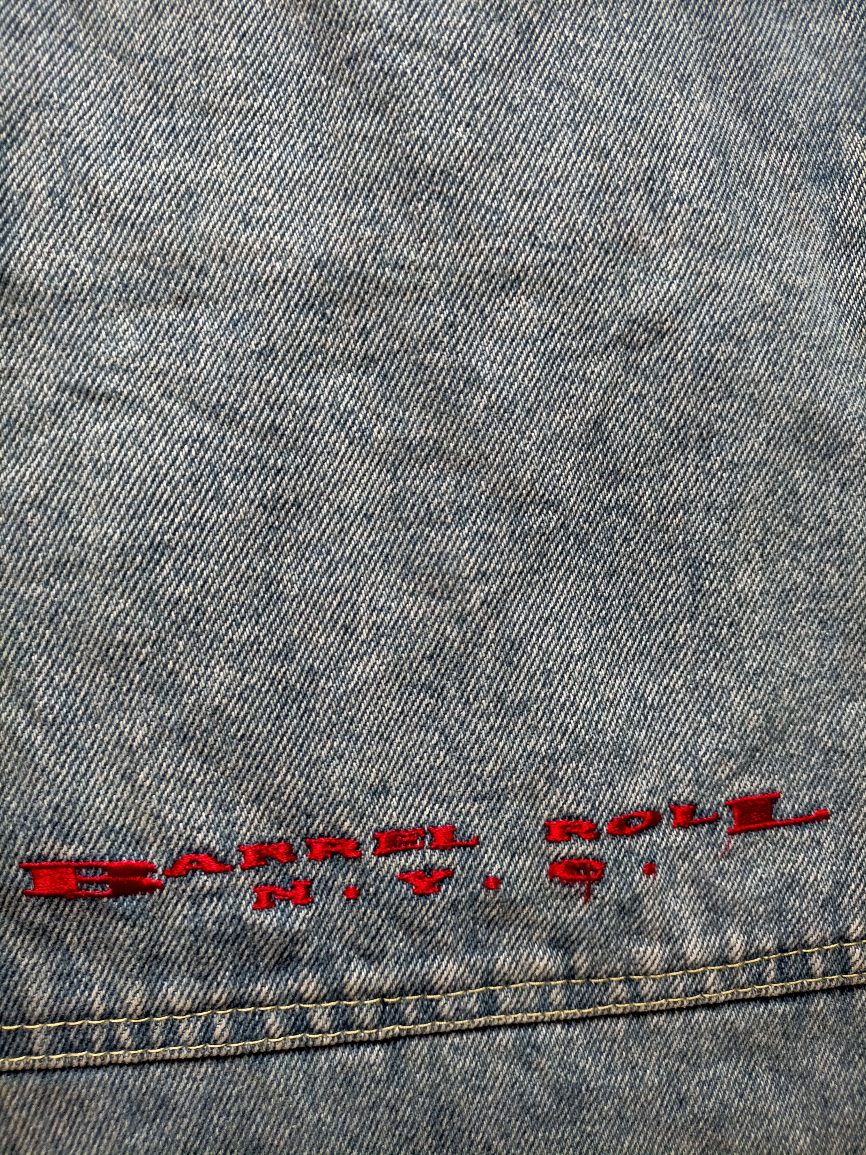 JNCO × Japanese Brand Barrel Roll N.y.c Baggy Double Pocket Hip Hop Style Size US 31 - 16 Thumbnail