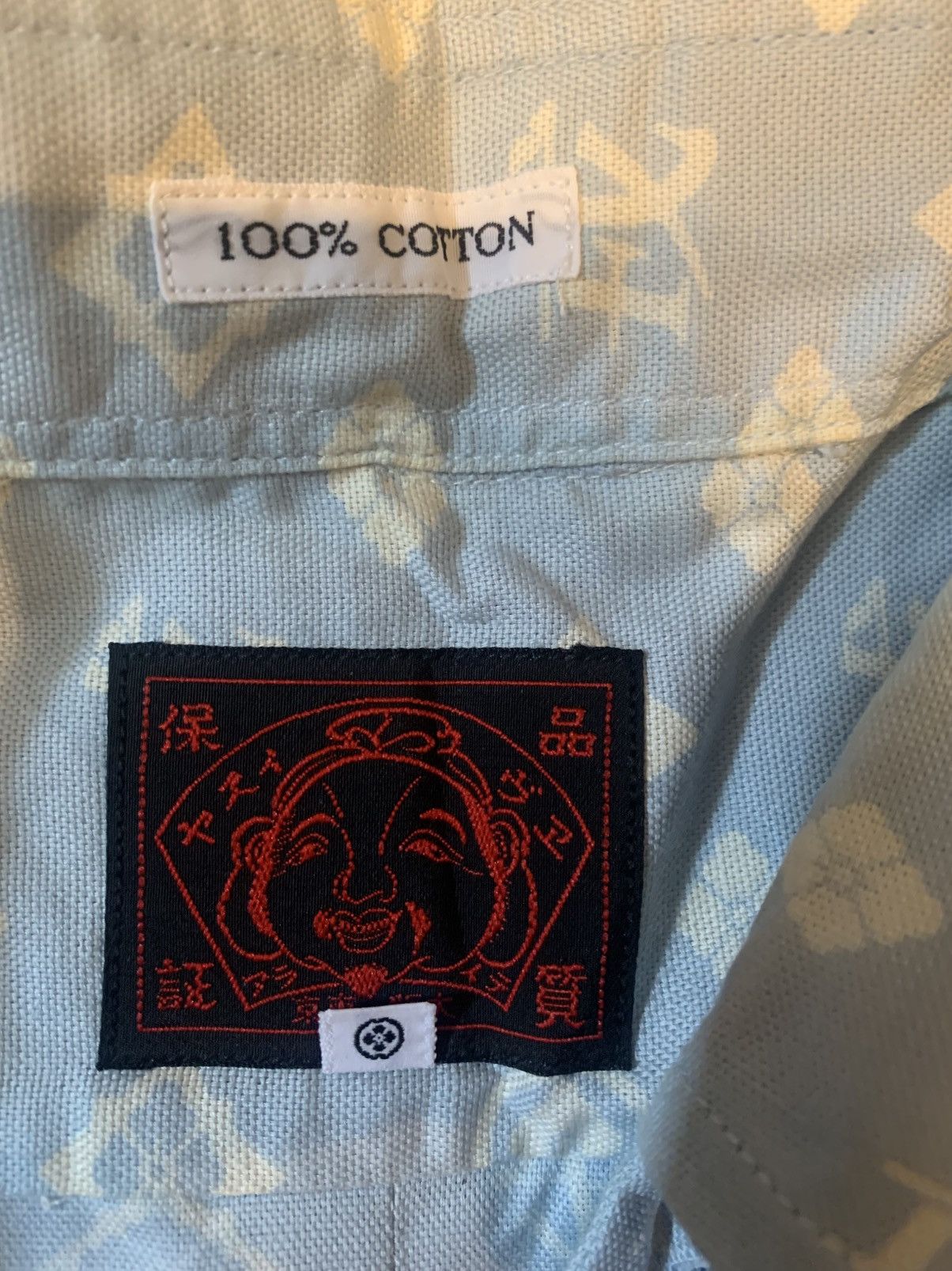 Evisu Light Blue Evisu Shirt Size US L / EU 52-54 / 3 - 2 Thumbnail