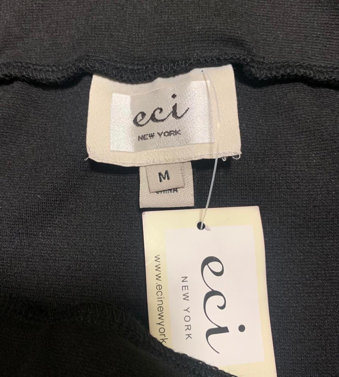 Other eci New York Women's Black Classic Skirt Size M NWT Size 32" / US 10 / IT 46 - 11 Thumbnail