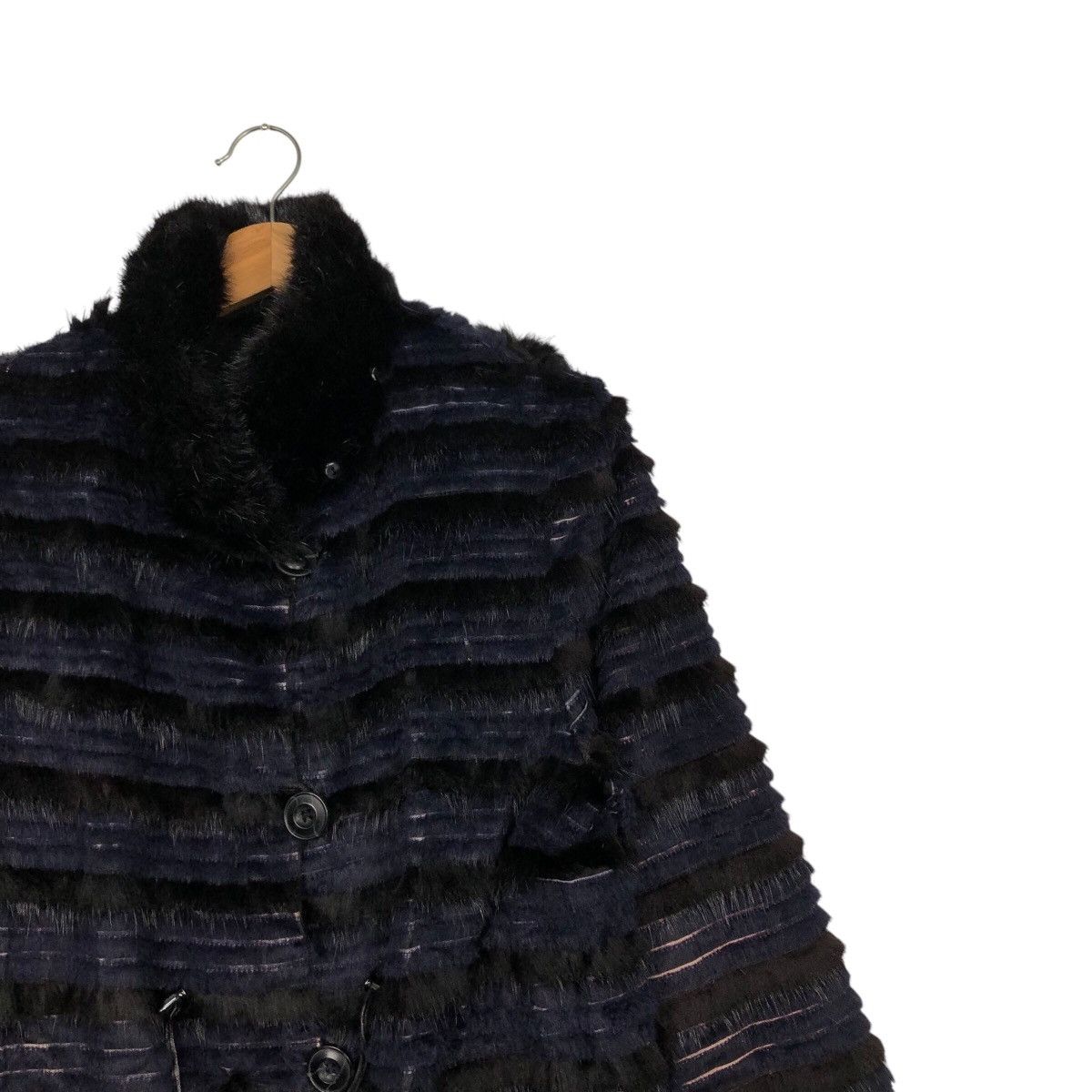 Japanese Brand 📌Vintage Reversible Button Jacket Fur Japan Issey Miyake Size US M / EU 48-50 / 2 - 6 Thumbnail