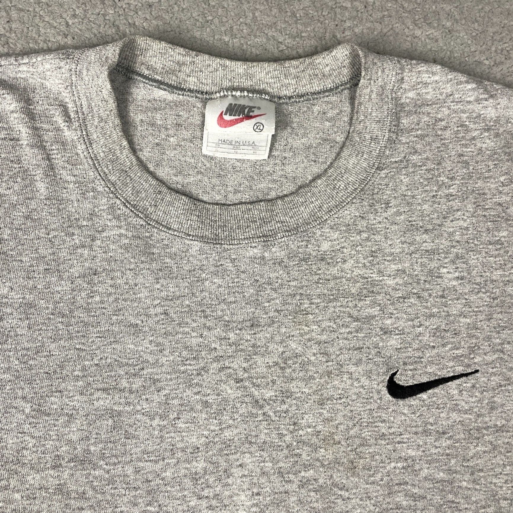 Nike VINTAGE Nike Shirt Adult XL Gray Sleeveless USA T Shirt Surf Sports Mens Size US M / EU 48-50 / 2 - 4 Thumbnail
