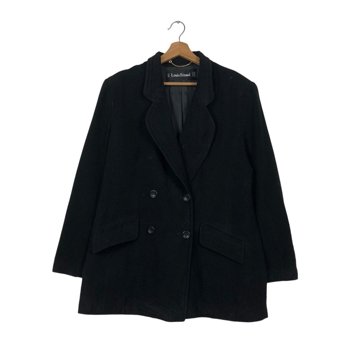 Japanese Brand VINTAGE WOOL CHORE WORKER JACKET DOUBLE BREAST LOUIS FERAUD Size US M / EU 48-50 / 2 - 3 Thumbnail