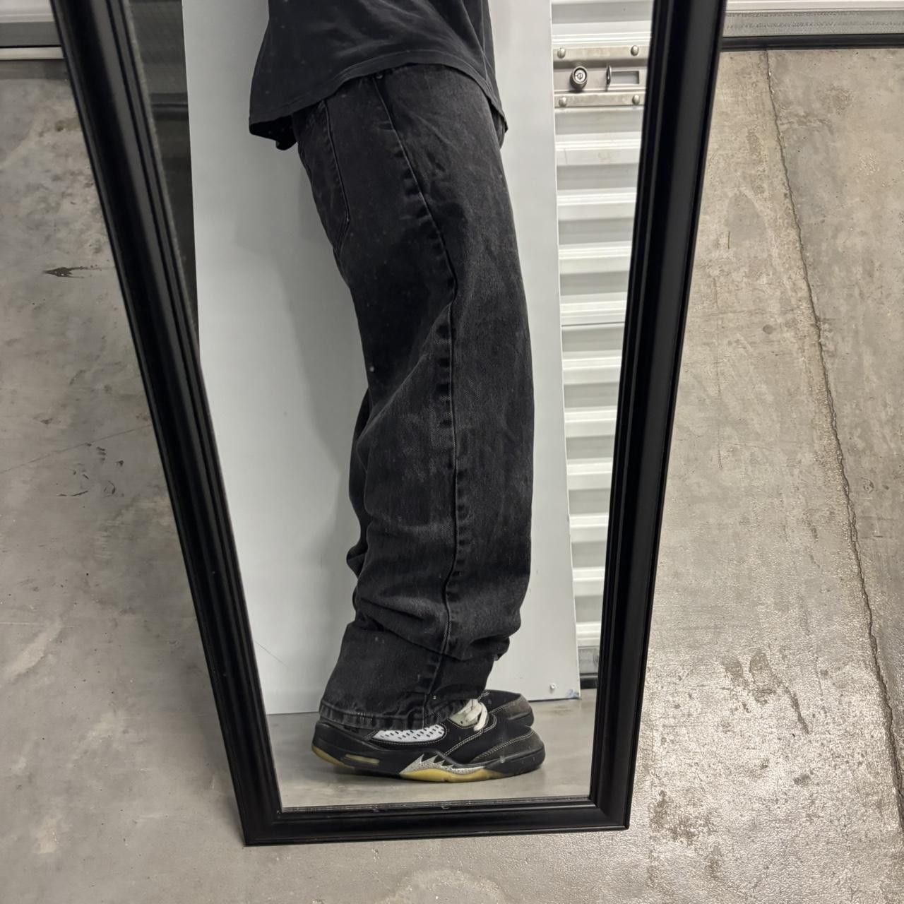 Vintage Vintage Y2K/2000s Grunge Faded Black Essential Denim Jeans! 40x32 Size US 40 / EU 56 - 2 Thumbnail