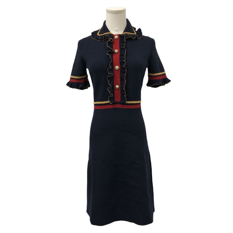Gucci Gucci Stripe Knit Dress Size S Size S / US 4 / IT 40 - 1 Thumbnail