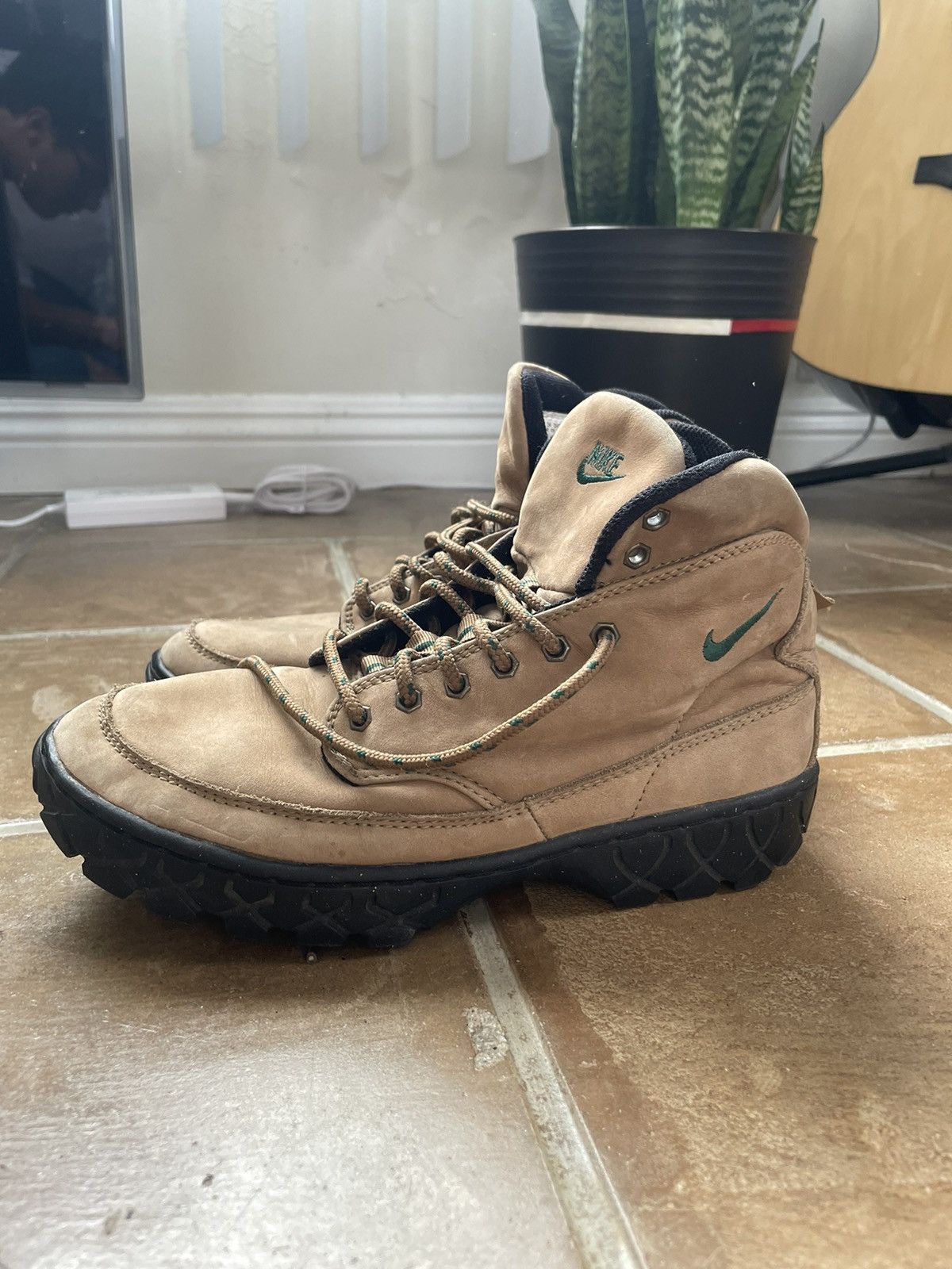 Nike Nike ACG Vintage 90s Nike ACG Brown Suede Hiking Boot Women s 8 Grailed