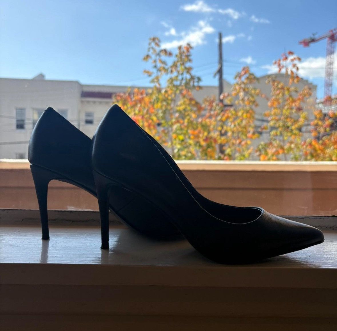 Steve Madden black leather pumps Size US 8.5 / IT 38.5 - 1 Thumbnail