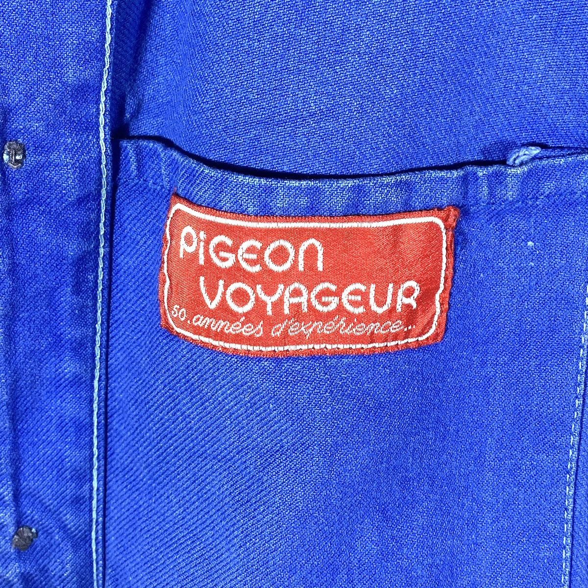 Vintage Veste Toile Travail Workwear Vintage 70’s Pigeon Voyageur Size US M / EU 48-50 / 2 - 6 Thumbnail