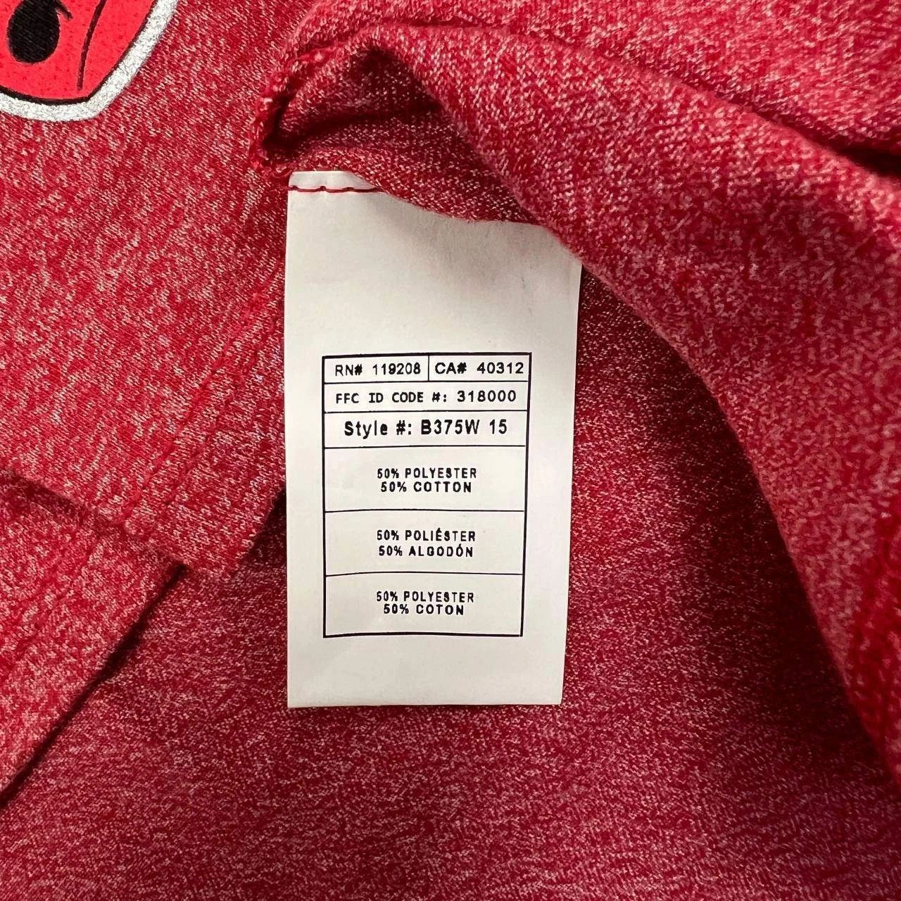 Adidas Chicago Bulls Shirt Women Red Long Sleeve Round Neck S Size S / US 4 / IT 40 - 4 Thumbnail