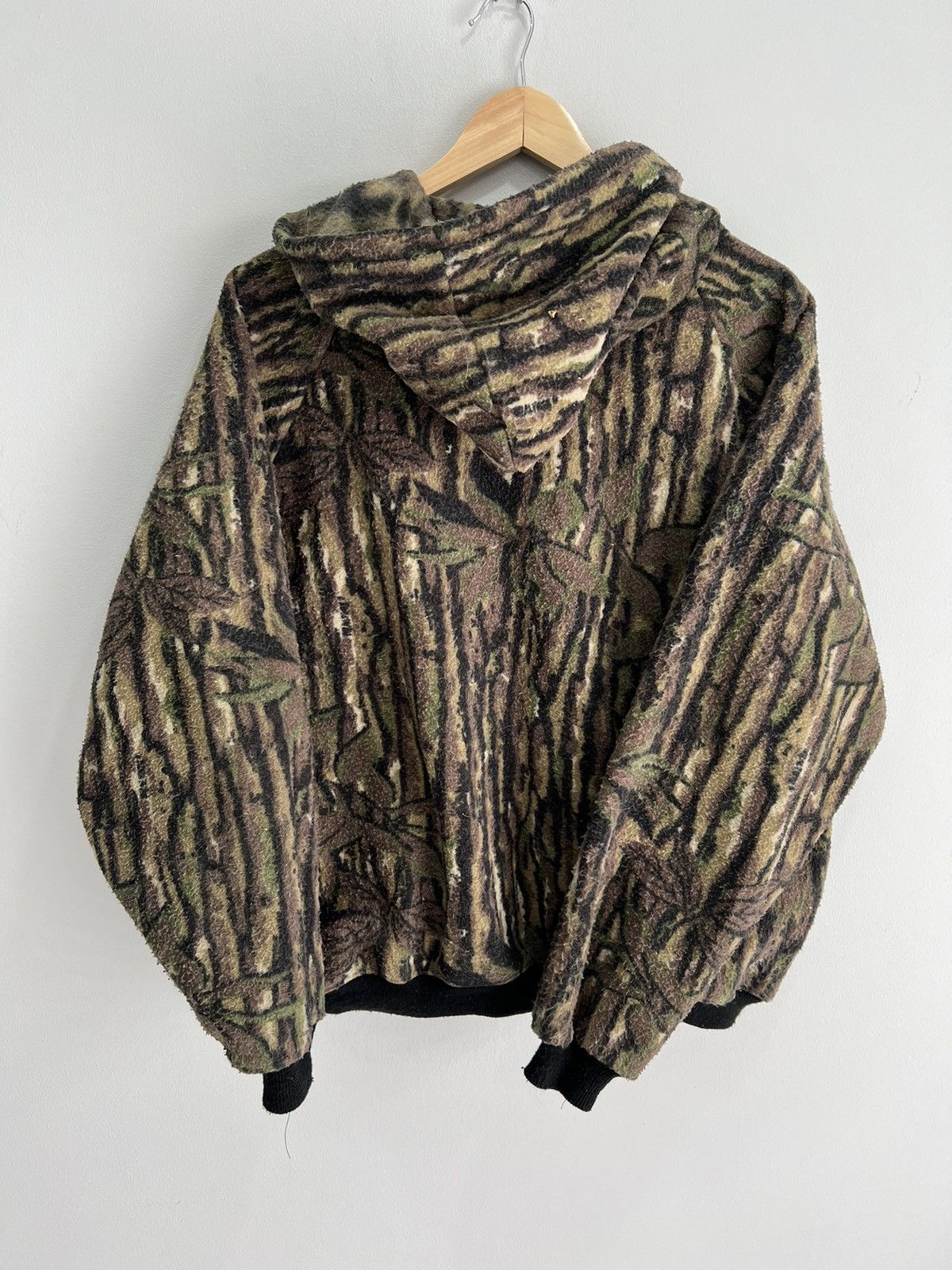 Mossy Oaks Vintage Camo Mossy Mossy Oaks Fleece Zip Up Hoodie sweater Size US XXL / EU 58 / 5 - 2 Thumbnail