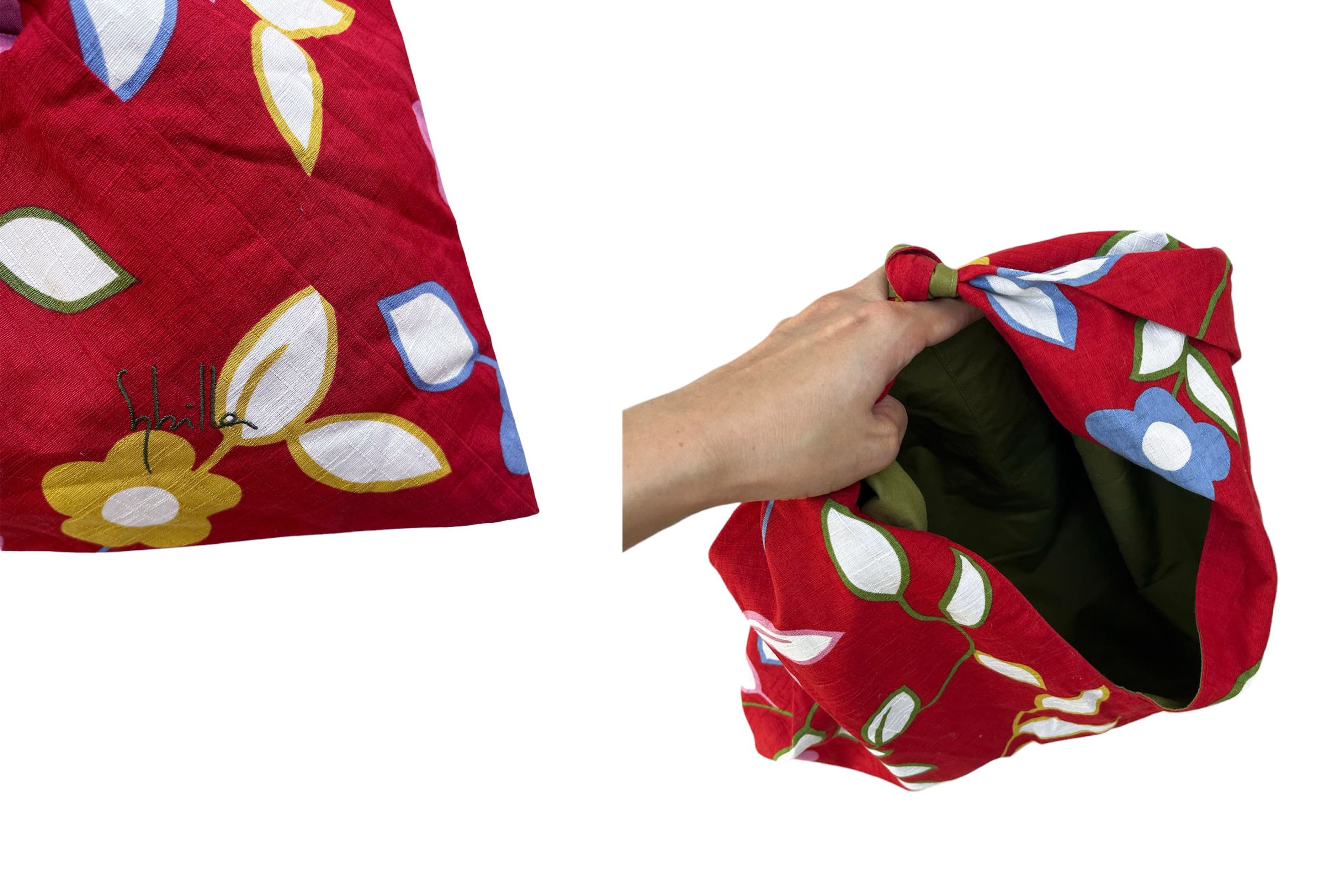 Japanese Brand Triangle Shaped Medium Size top handle bag // shoulder bag Size ONE SIZE - 8 Thumbnail