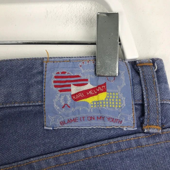 Japanese Brand × Karl Helmut × Vintage SY0176 VTG 90s KARL HELMUT BAGGY JEANS Size US 34 / EU 50 - 5 Thumbnail