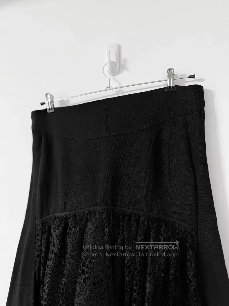Yohji Yamamoto Yohji Yamamoto Size 2 Pleated crotch paneled lace lace wide Size 32" / US 10 / IT 46 - 3 Thumbnail