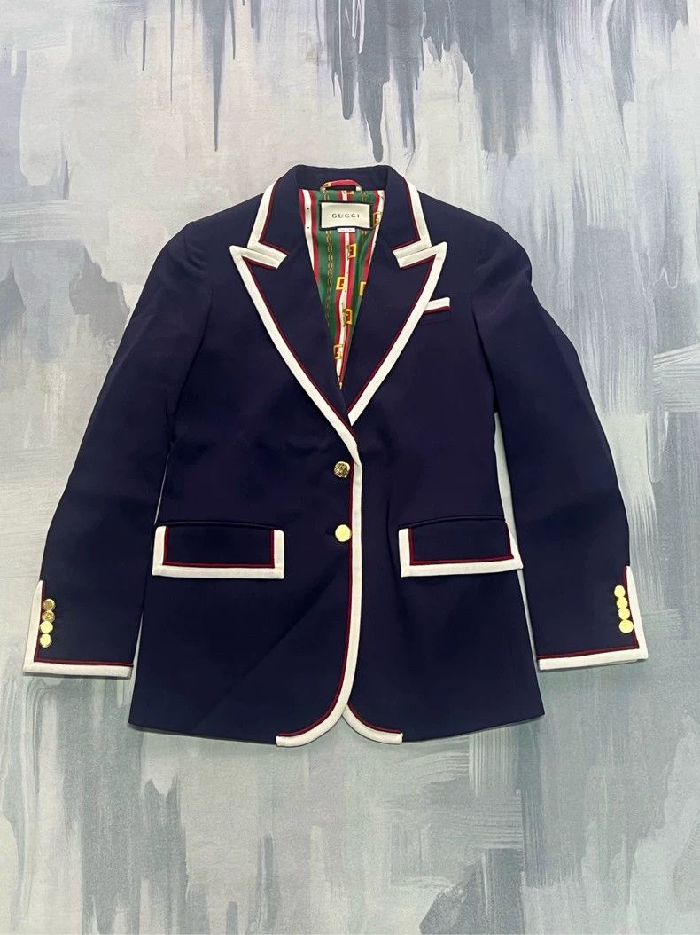 Gucci Gucci Blue jacket Size US XS / EU 42 / 0 - 1 Thumbnail
