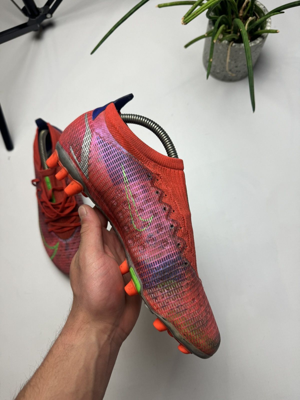 Nike × Vintage Rare Nike Mercurial flyknit boots Size US 9 / EU 42 - 6 Thumbnail