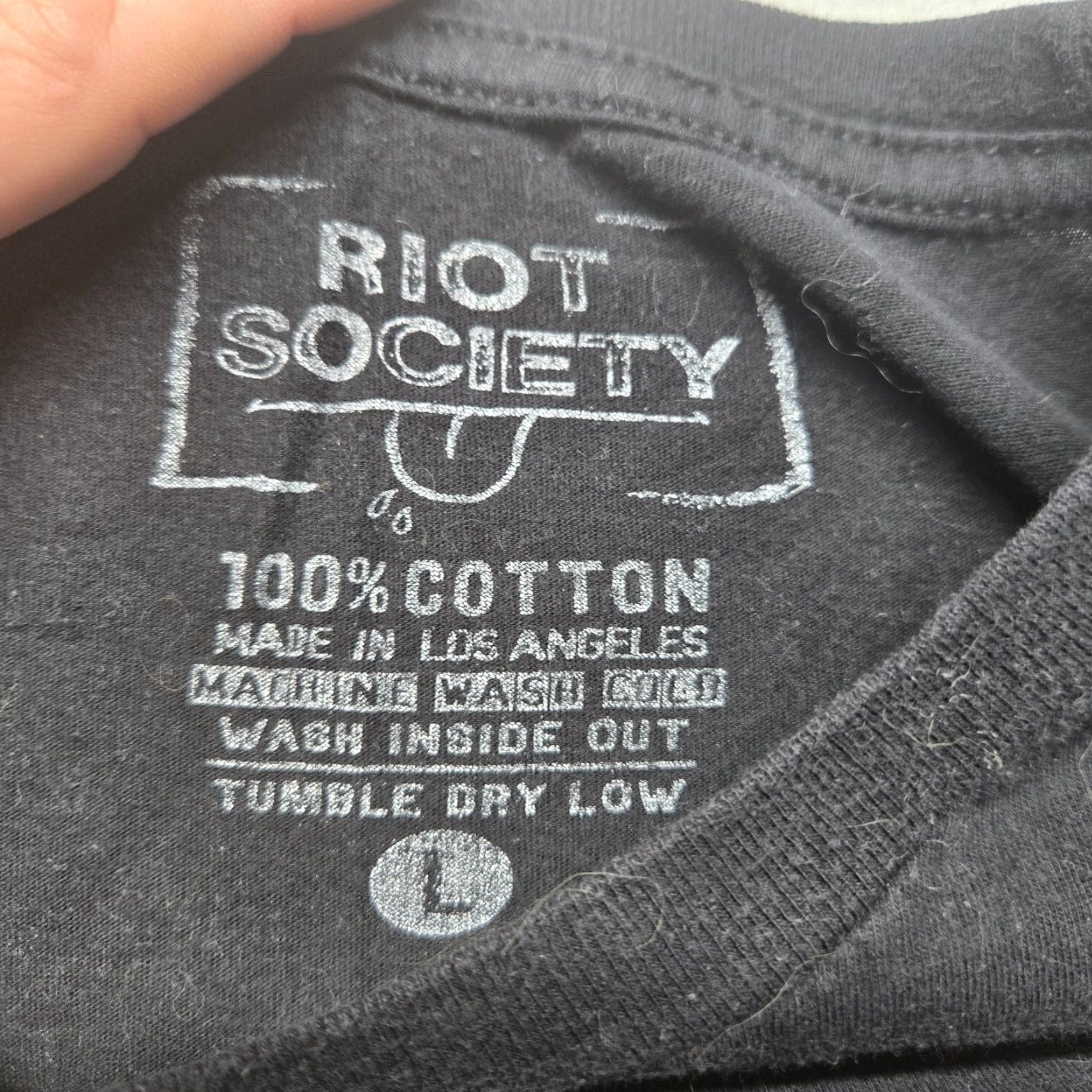 Vintage Riot Society Bear Pong Graphic T-Shirt Mens Large Black Cotton Animals 2010s Size US L / EU 52-54 / 3 - 3 Thumbnail
