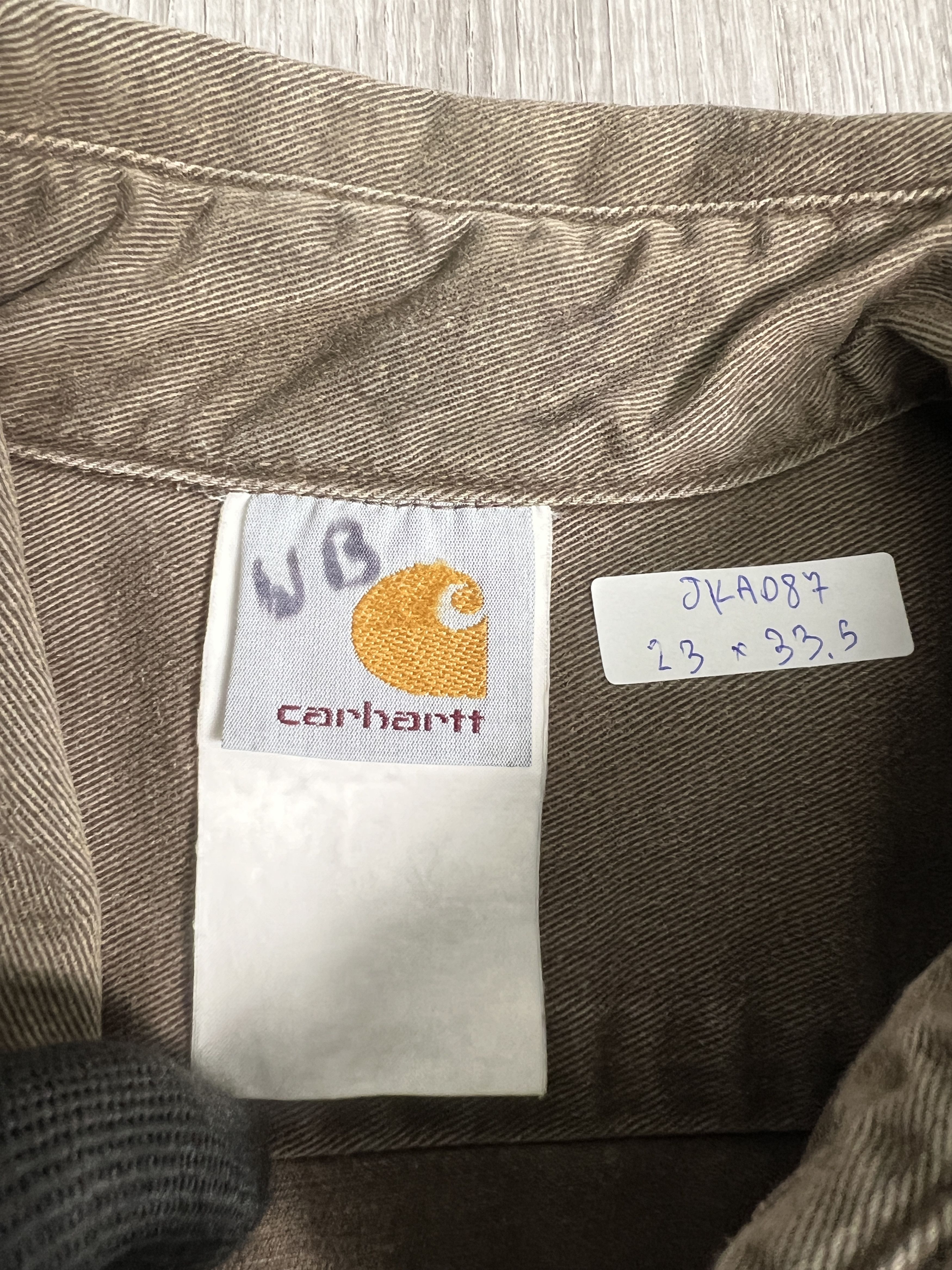 Carhartt Vintage CARHARTT Embroidery Logo Button Up Shirt JKA087 Size US L / EU 52-54 / 3 - 3 Thumbnail