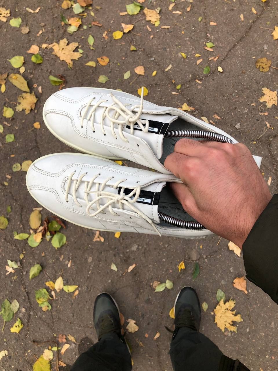 Ecco VERY RARE ECCO DANISH DESIGN LEATHER SNEAKERS DESIGNER DELUX Size US 8 / EU 41 - 5 Thumbnail