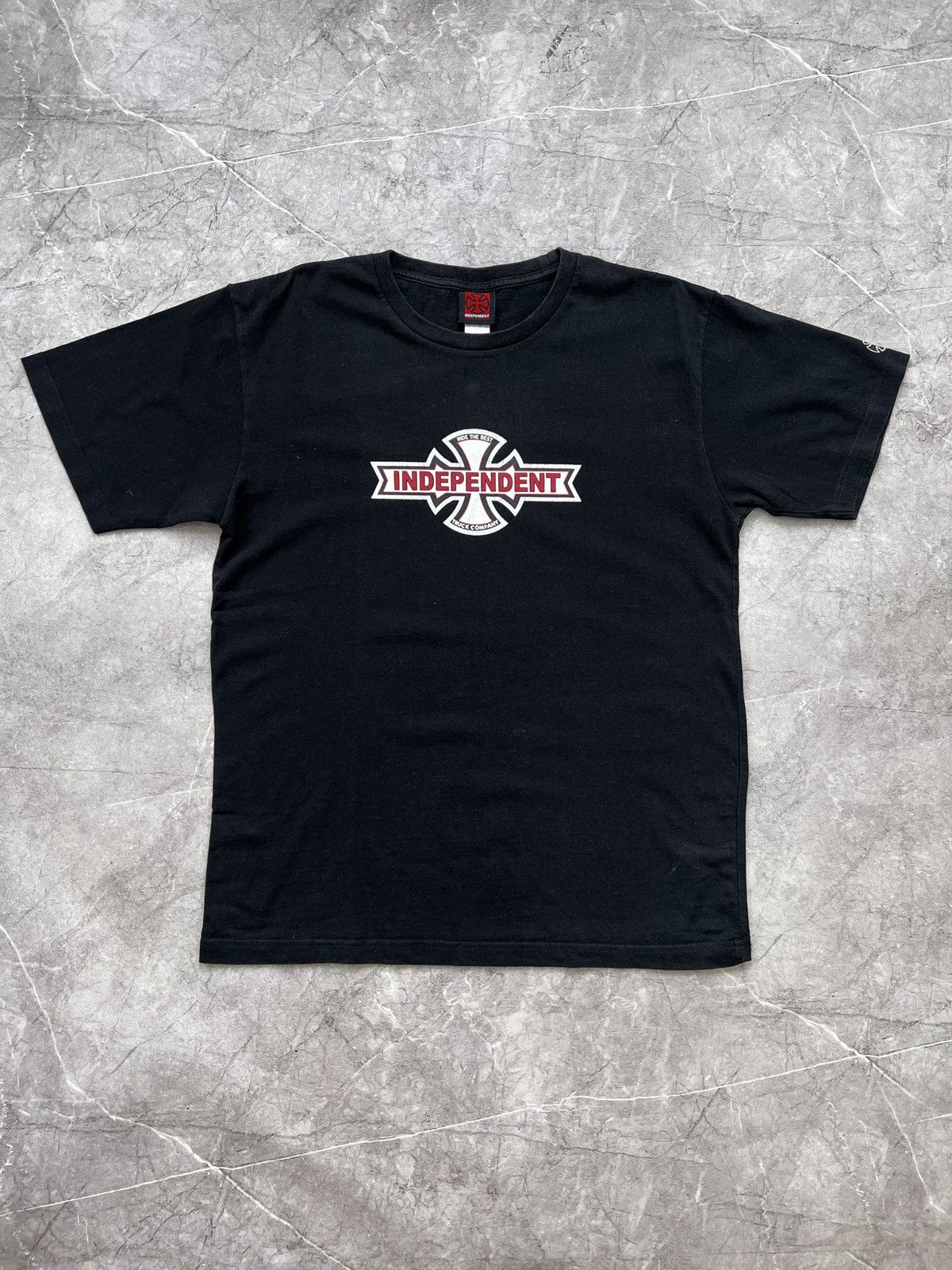 Independent Truck Co. Vintage 90s skater independent boxy t shirt Size US L / EU 52-54 / 3 - 1 Thumbnail