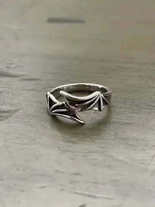 Jewelry Punk Bat Ring Size ONE SIZE - 2 Thumbnail