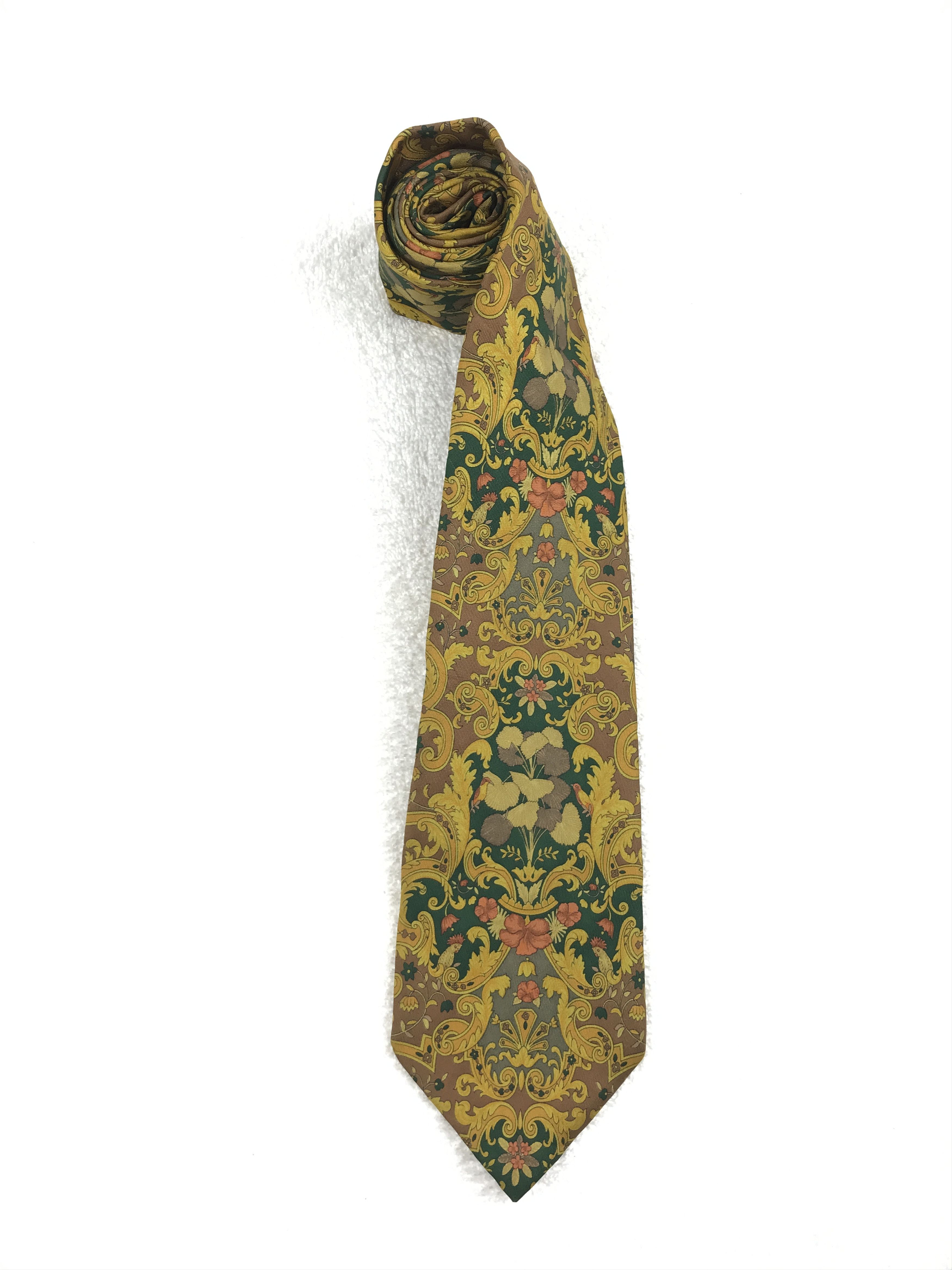 Vintage Vintage Spadacini Silk Necktie Size ONE SIZE - 2 Thumbnail