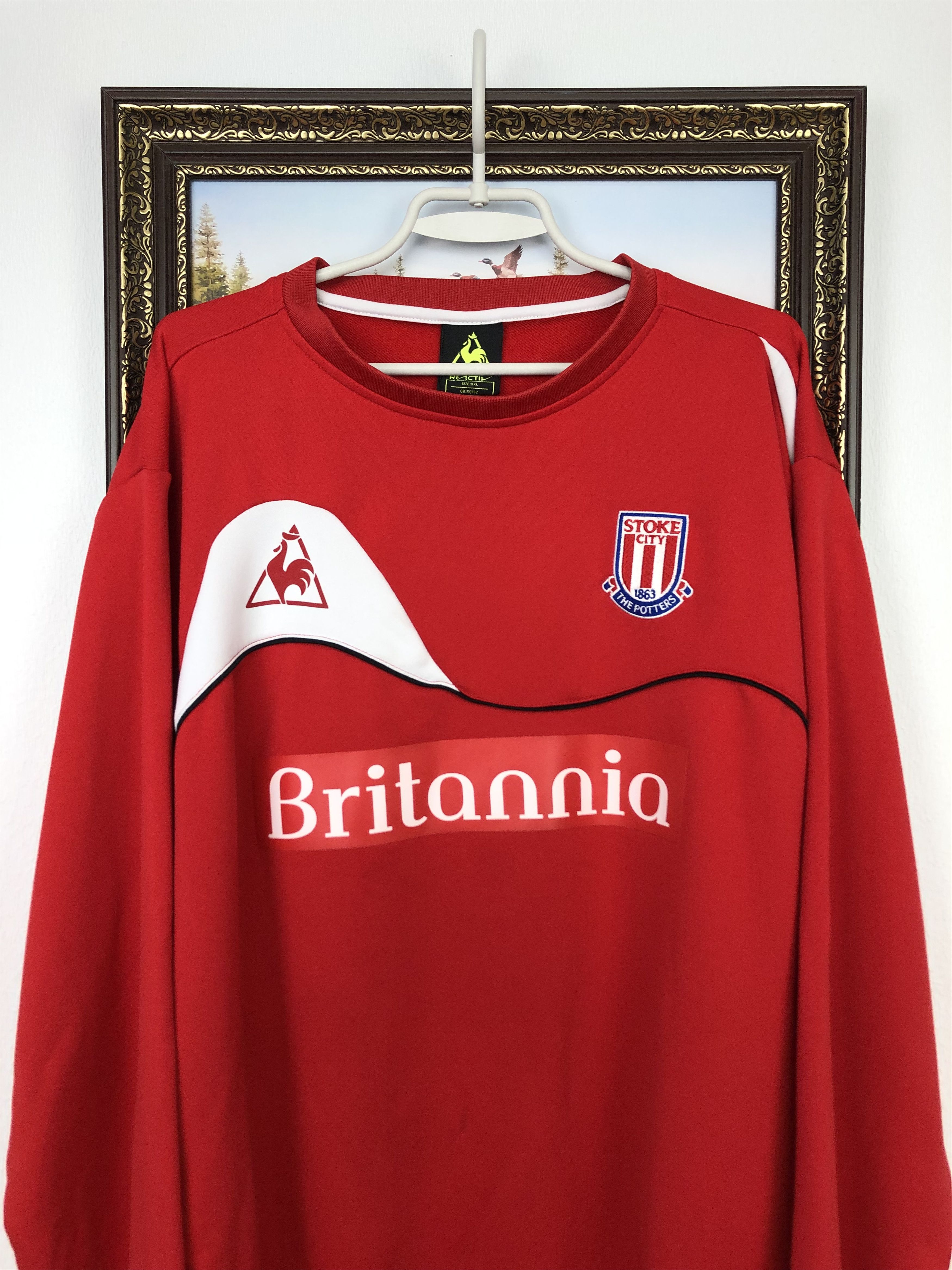 Vintage Vintage Stoke City Football Sweatshirt Soccer Track Top Size US XXL / EU 58 / 5 - 2 Thumbnail
