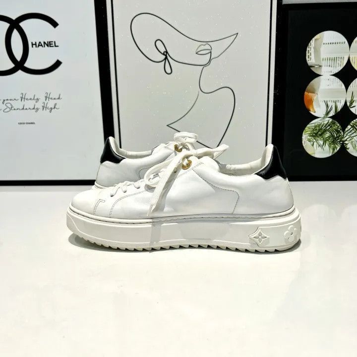Louis Vuitton Louis Vuitton Time Out Stylish Low-Top Sneakers -2508 Size US 6 / IT 36 - 7 Thumbnail
